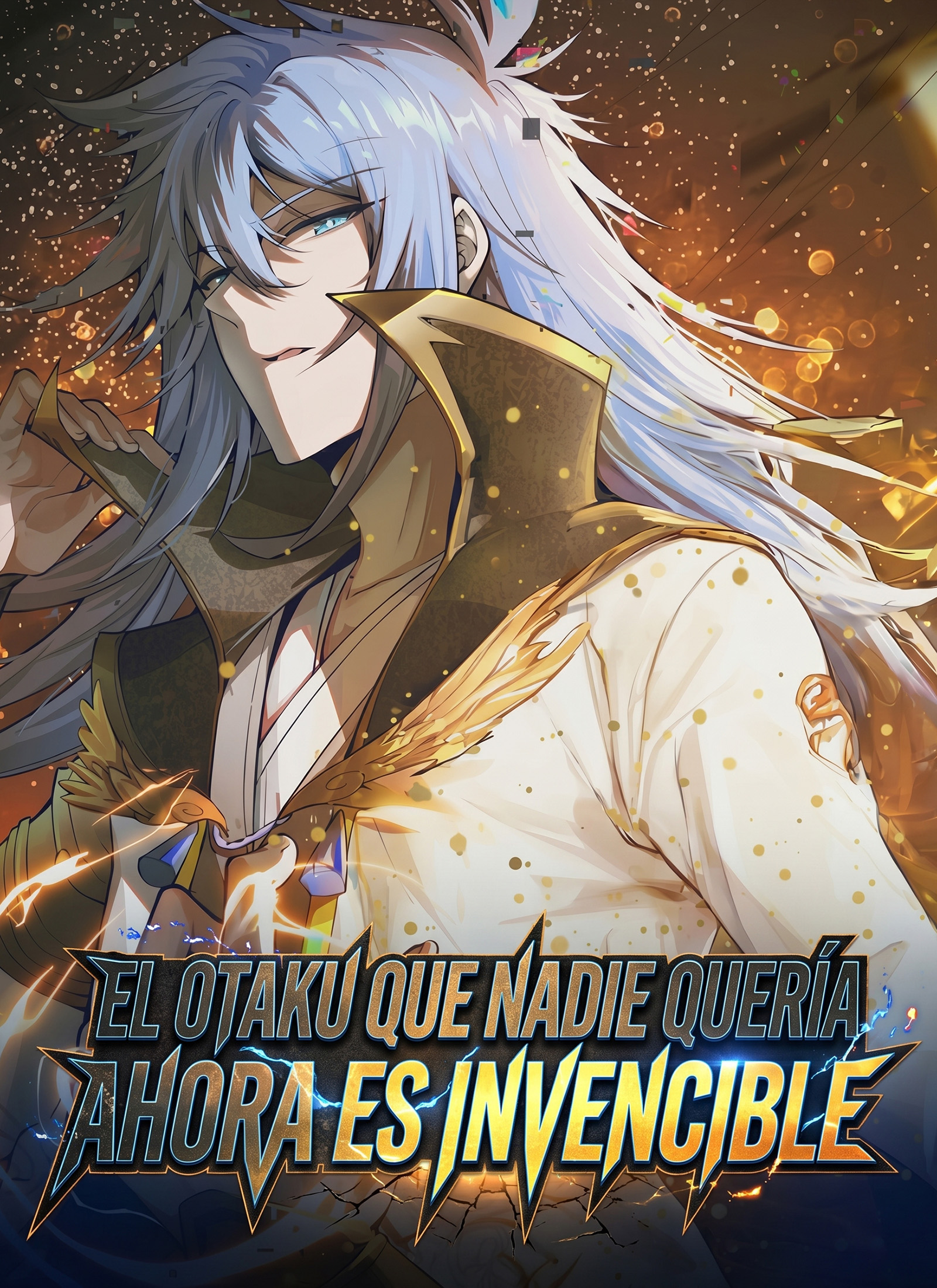 Portada de El otaku que nadie quería ahora es invencible.