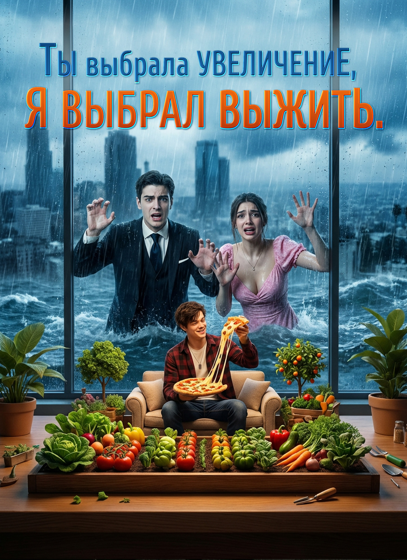 Обложка «Ты выбрала увеличение, я выбрал выжить.»