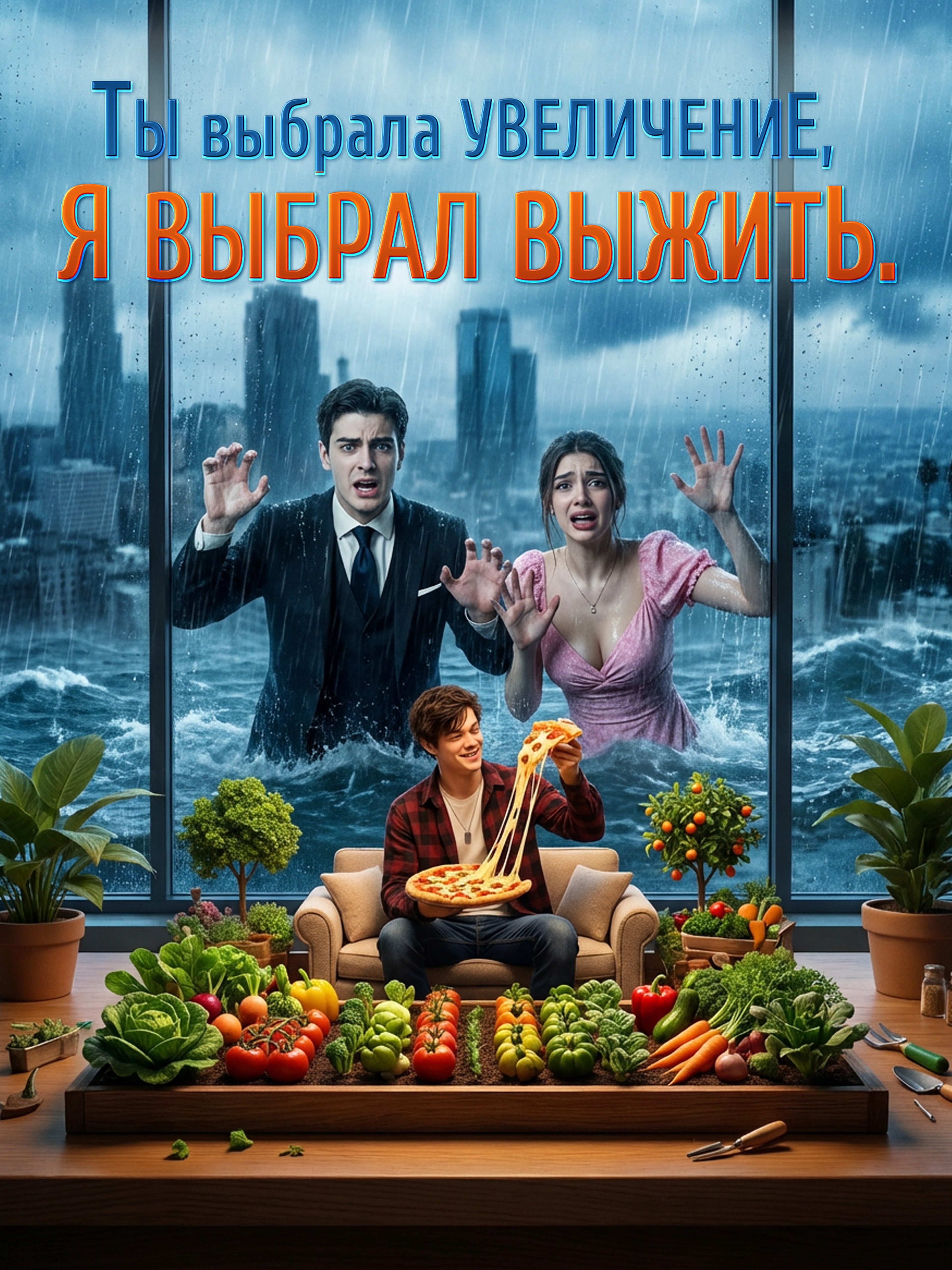 Ты выбрала увеличение, я выбрал выжить.