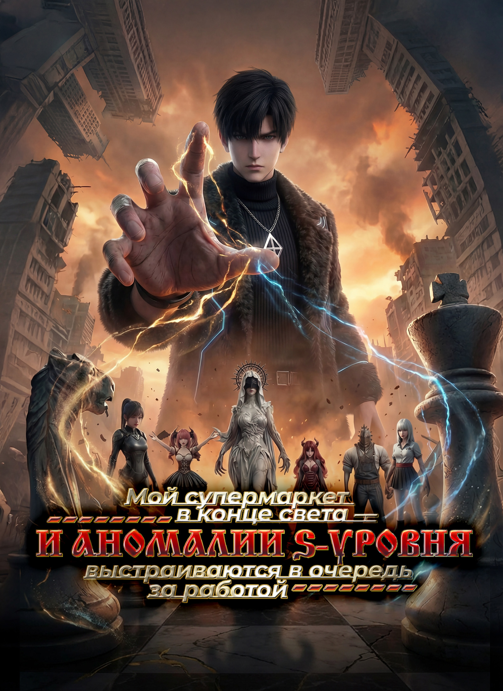 [Дубляж]Мой супермаркет в конце света — и аномалии S-уровня выстраиваются в очередь за работой