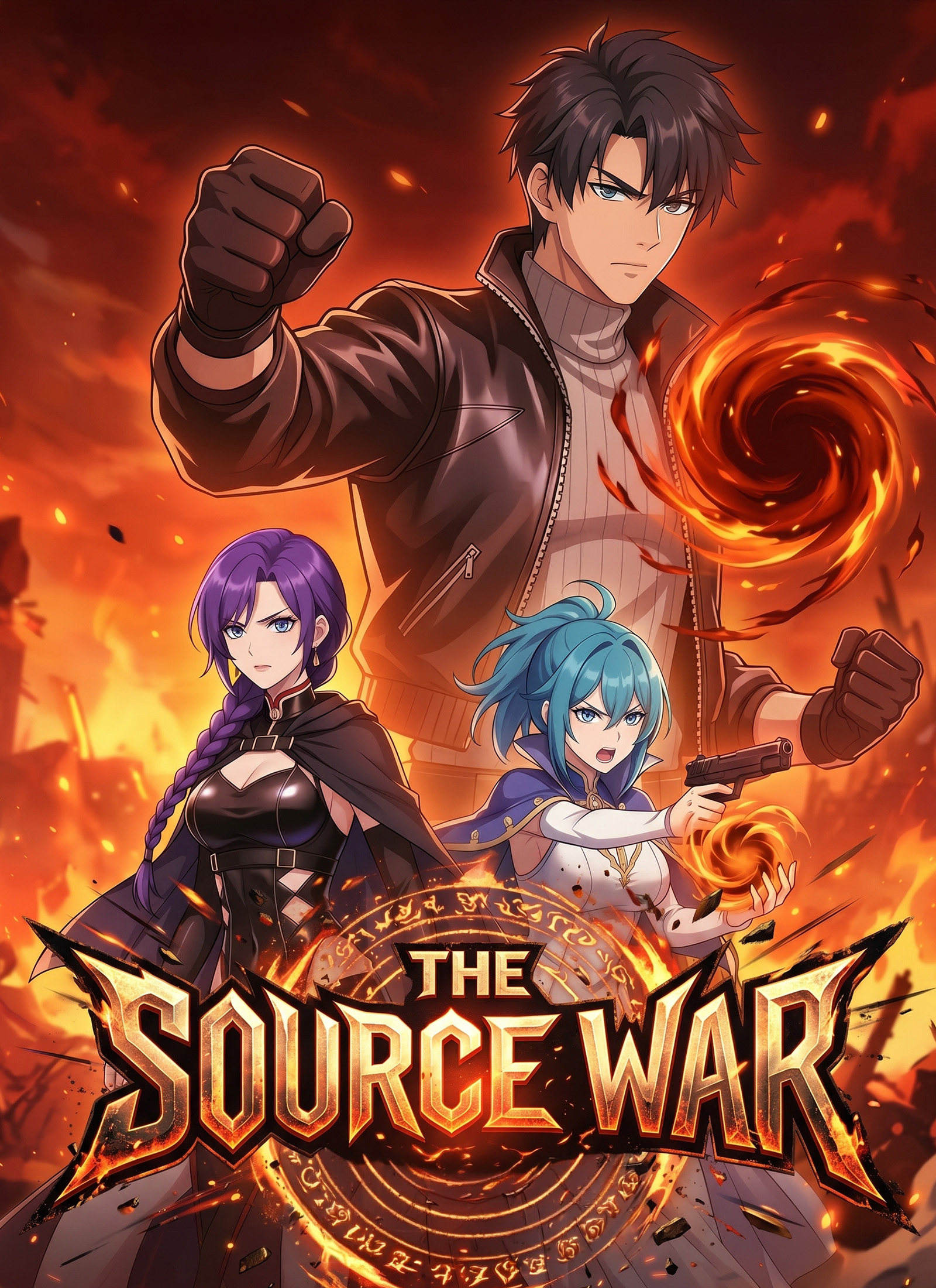 [Dubbed]The Source War Vertical Poster