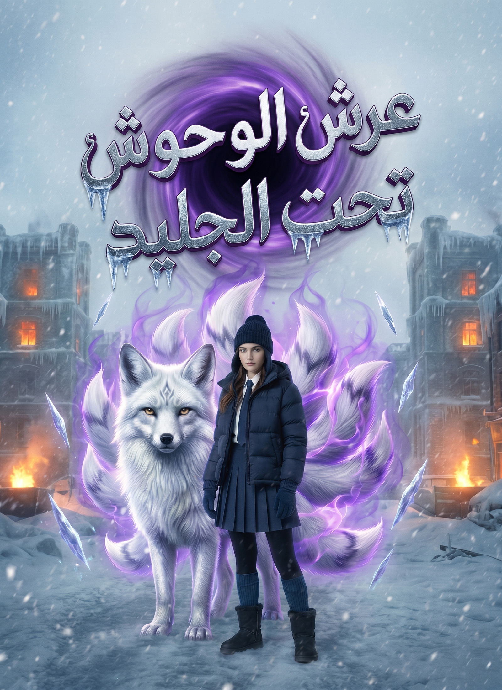 غلاف عرش الوحوش تحت الجليد
