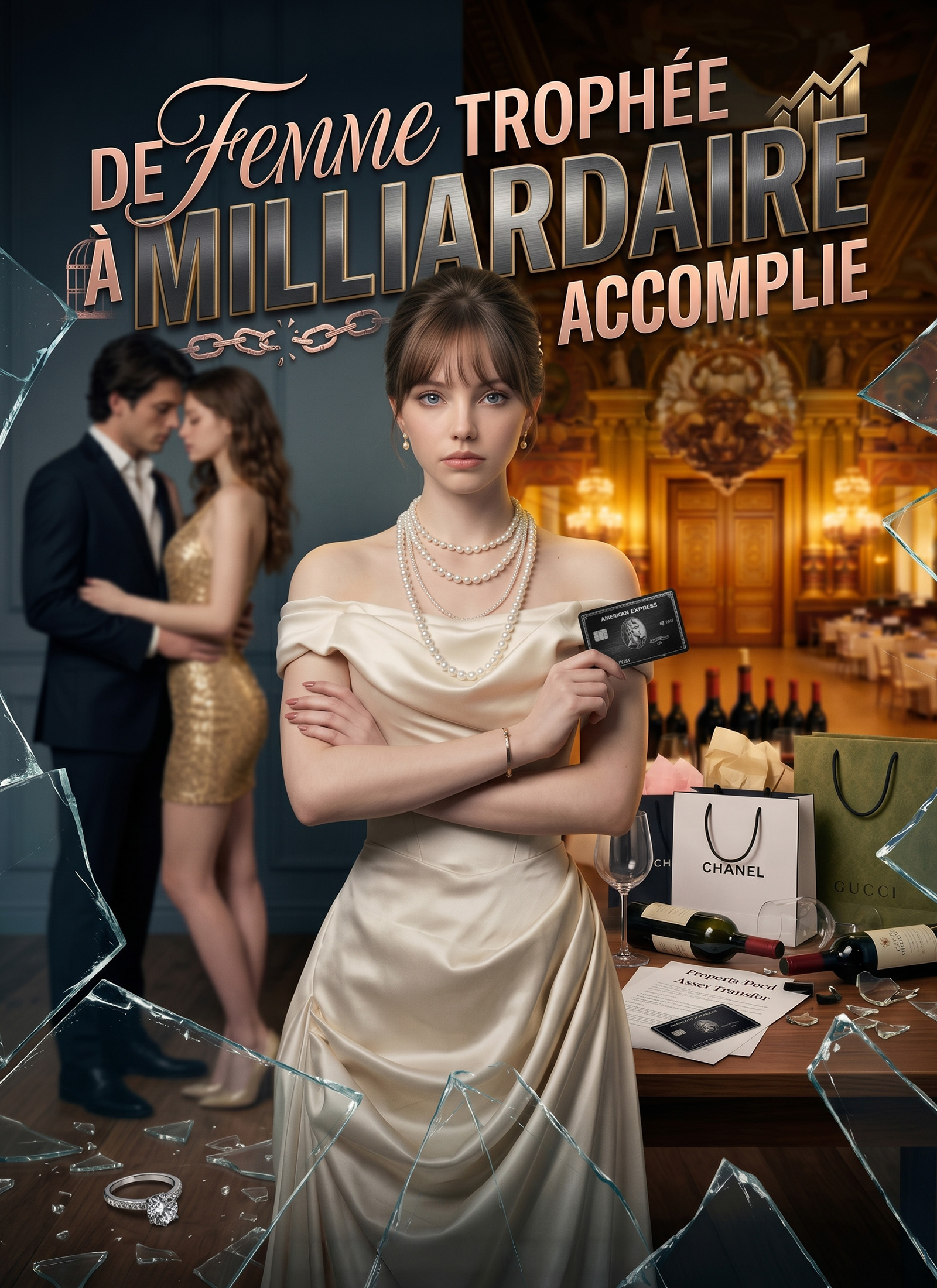 Couverture de De femme trophée à milliardaire accomplie
