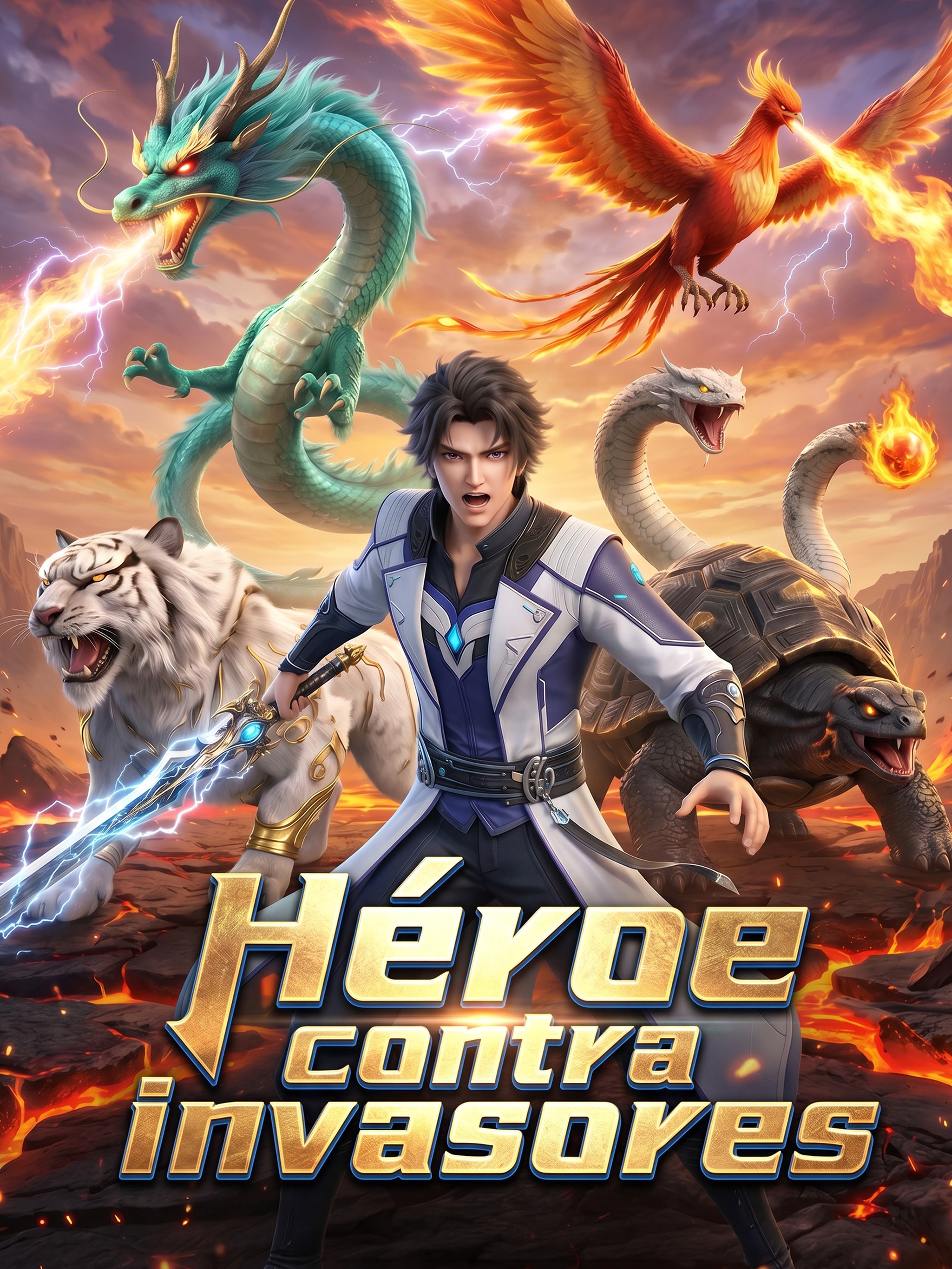 Héroe contra invasores