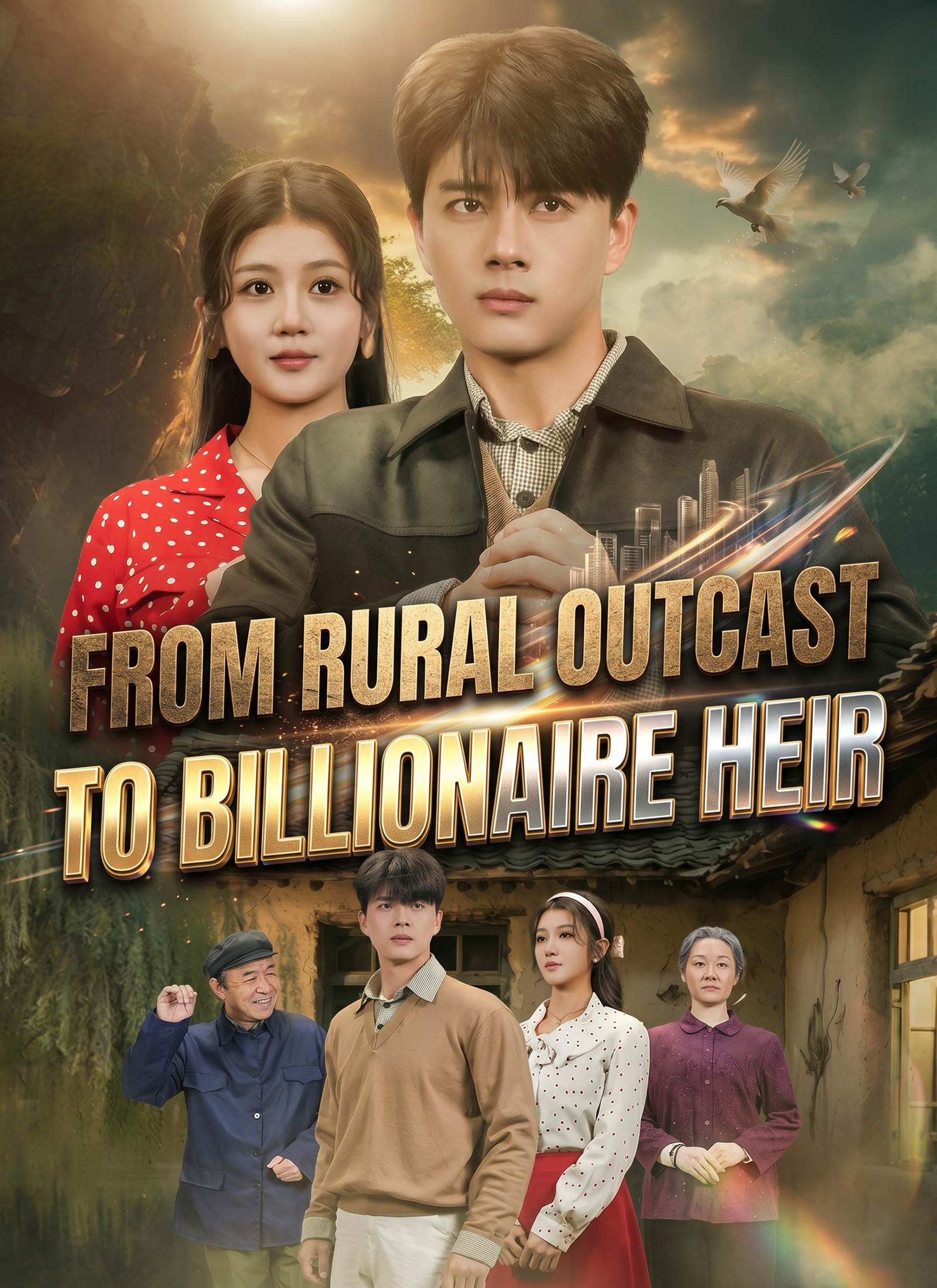 Drama China From Rural Outcast   To Billionaire Heir sub Indo - poster