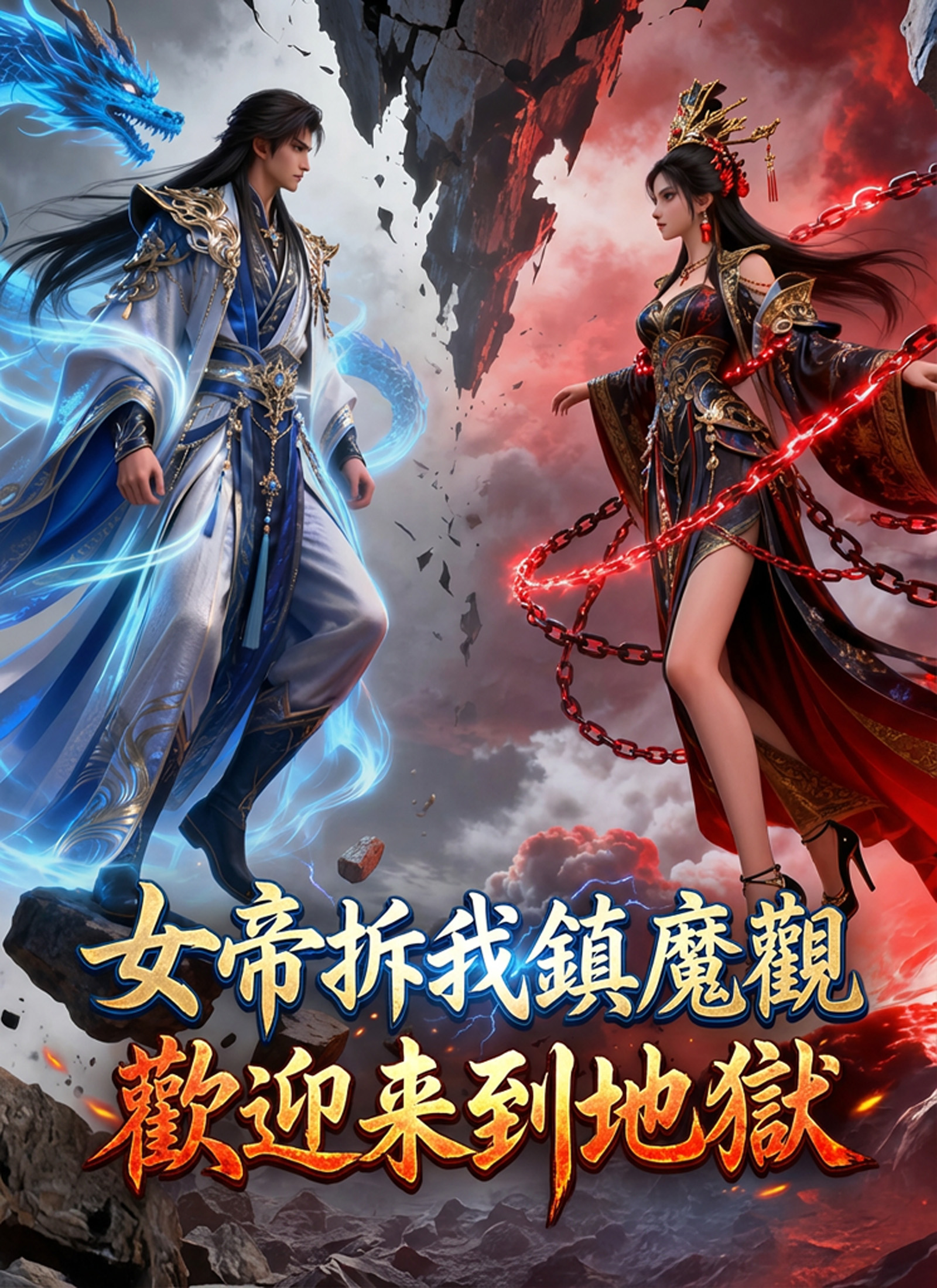 《女帝拆我鎮魔觀，歡迎來到地獄》封面