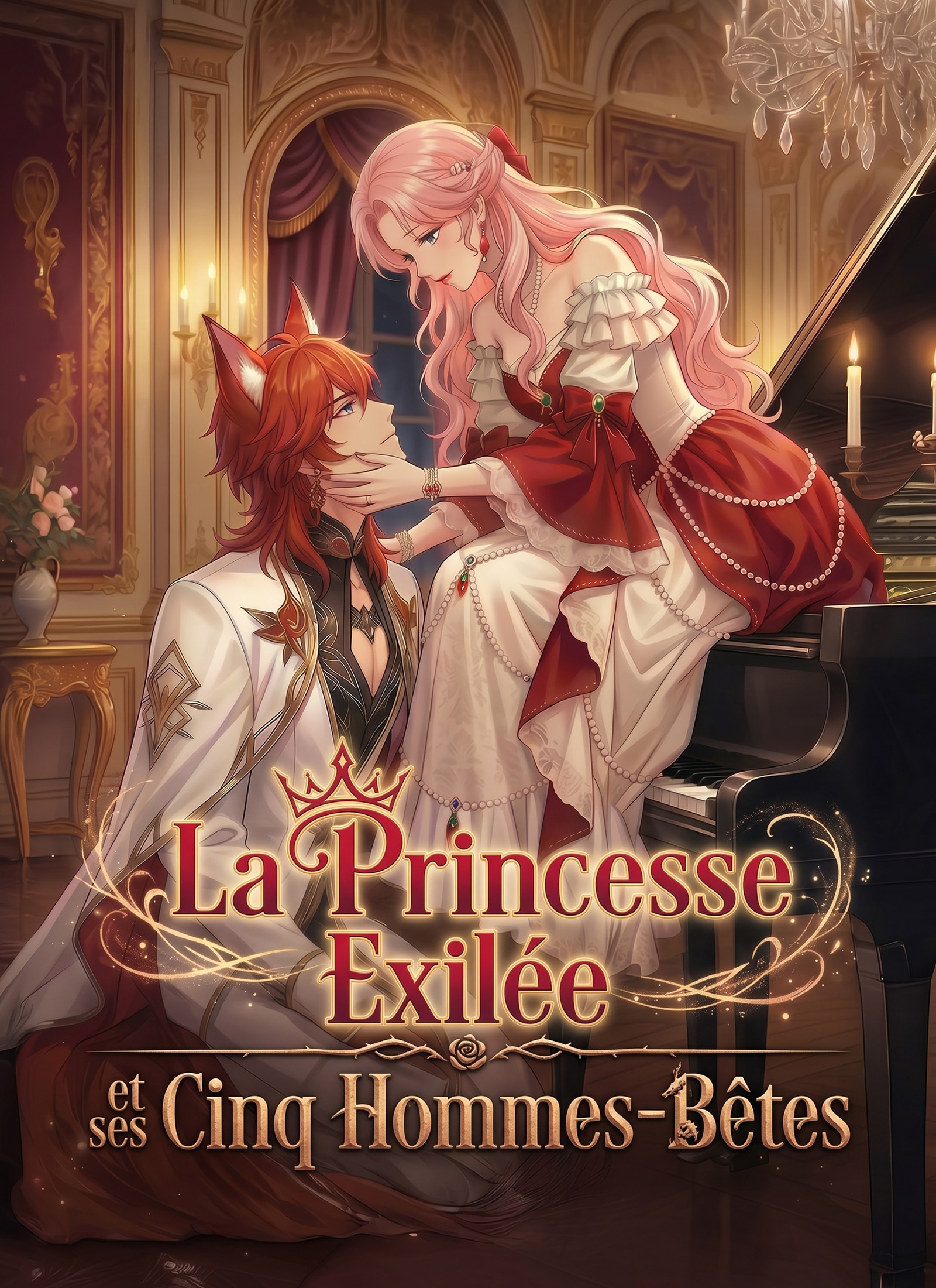 Couverture de La Princesse Exilée et ses Cinq Hommes-Bêtes