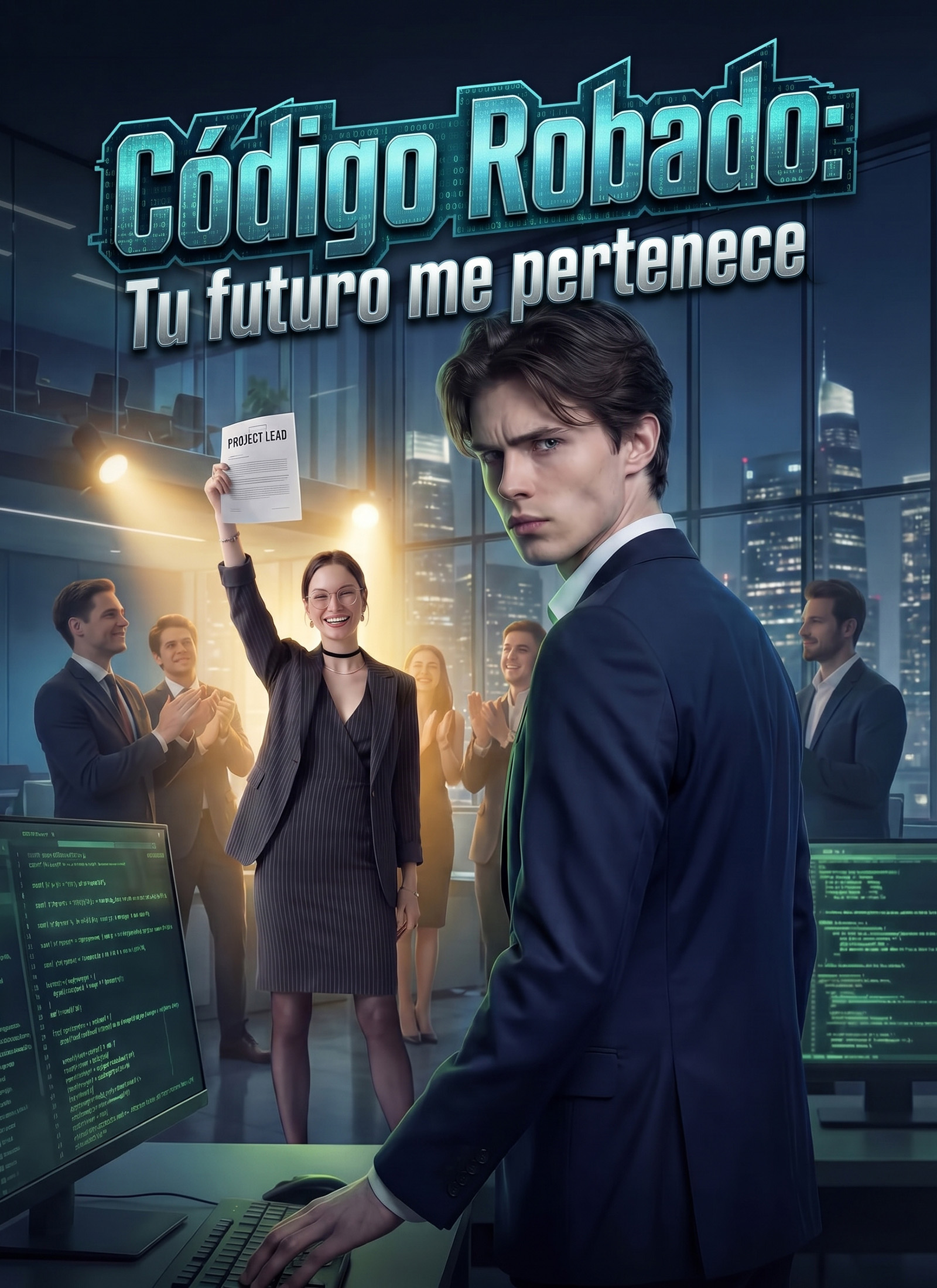 Portada de Código robado: Tu futuro me pertenece.