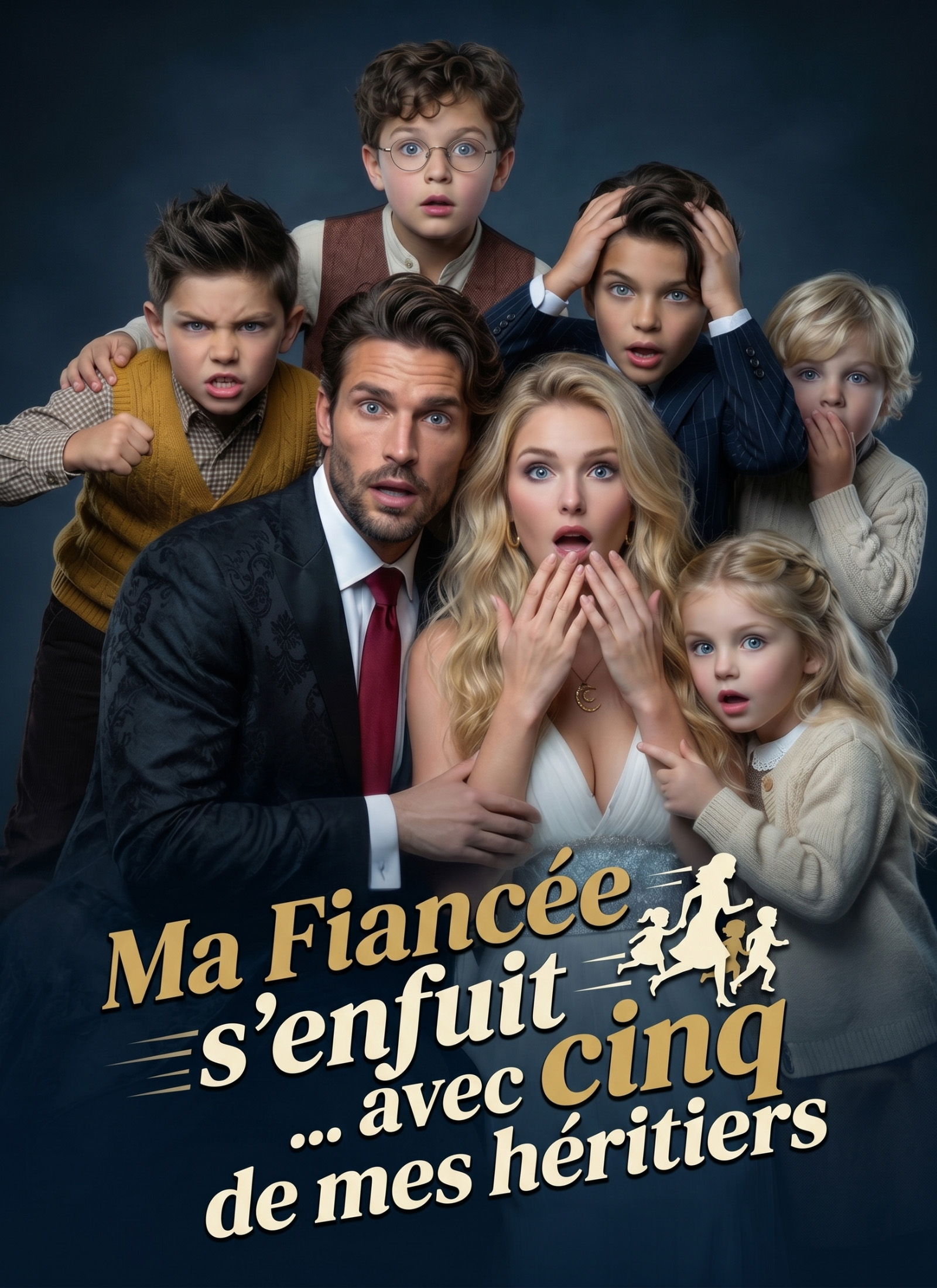 Couverture de Ma Fiancée s'enfuit… avec cinq de mes héritiers