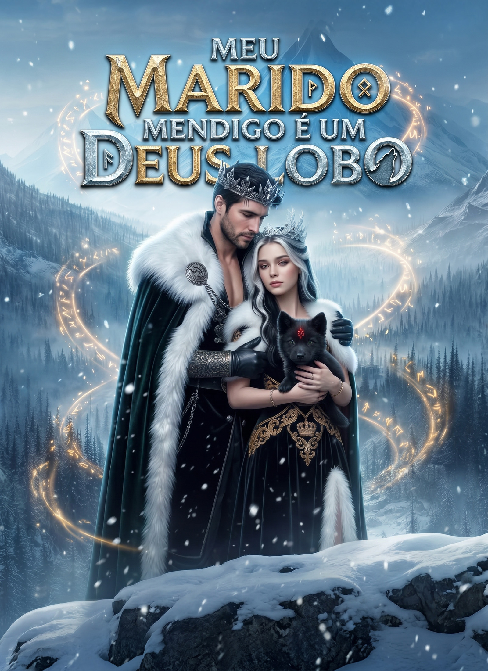 Capa de Meu Marido Mendigo É Um Deus Lobo