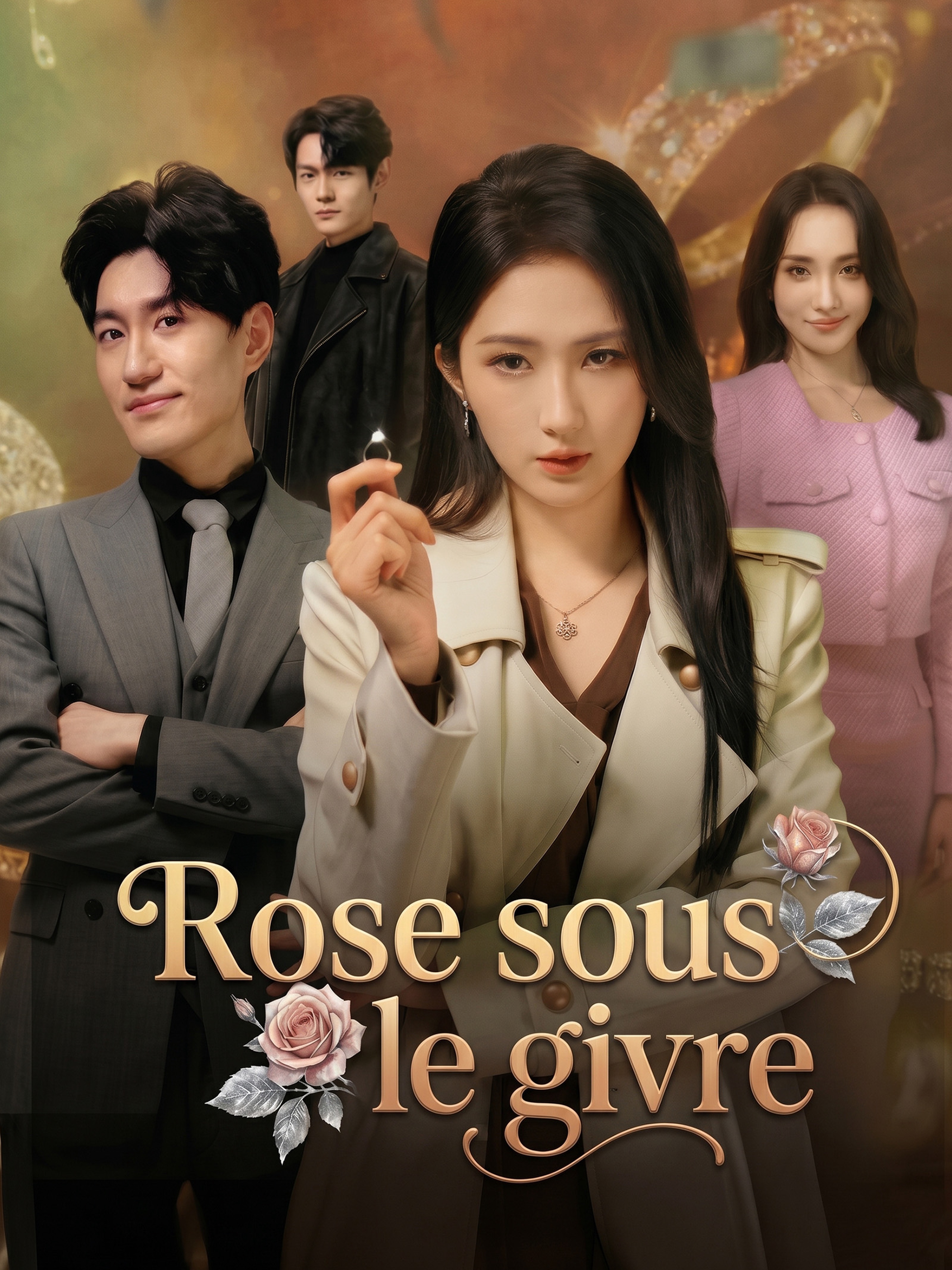 Rose sous le givre