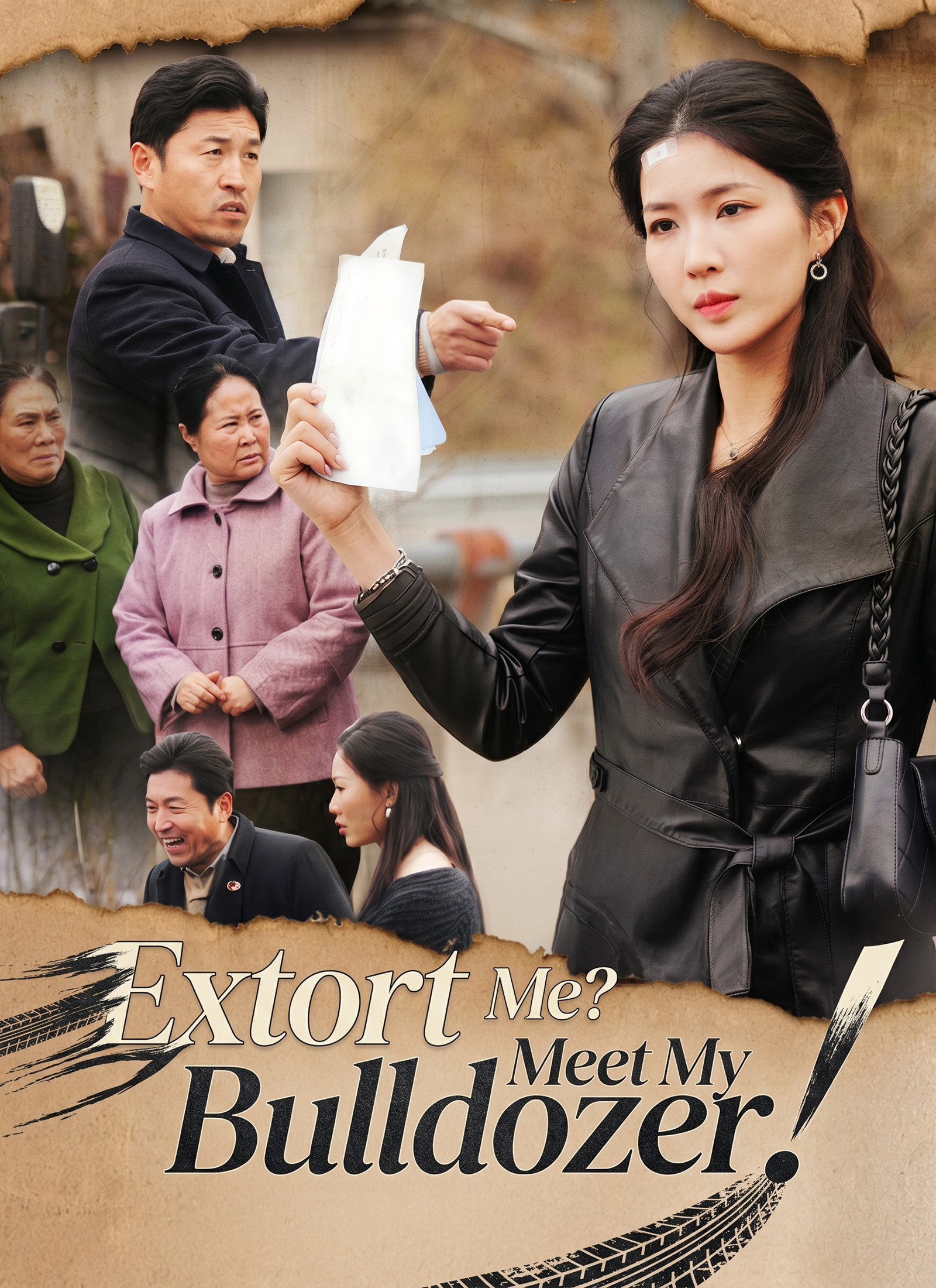 Extort Me? Meet My Bulldozer! Vertical Poster