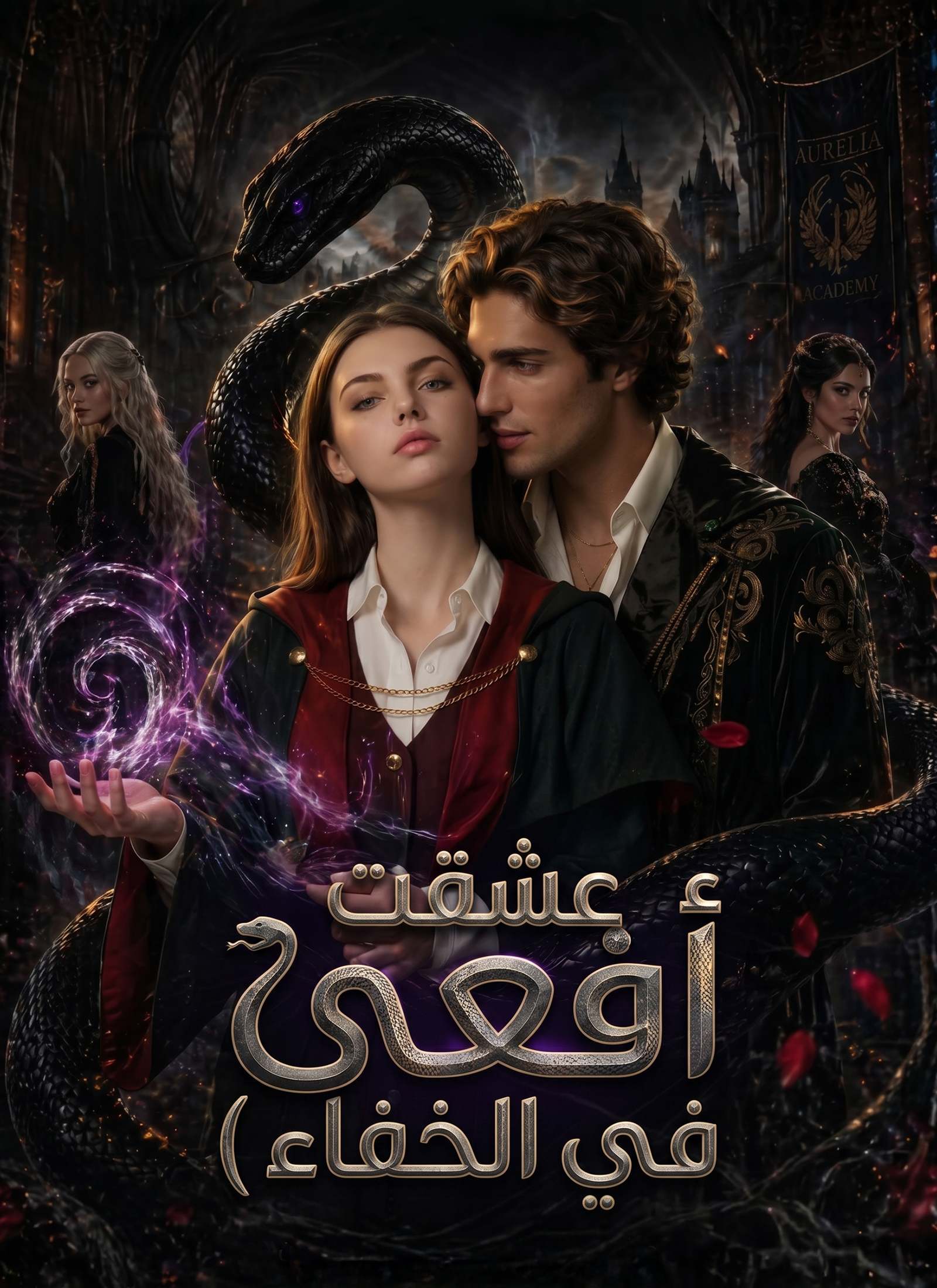 غلاف [مدبلج]عشقت أفعى في الخفاء