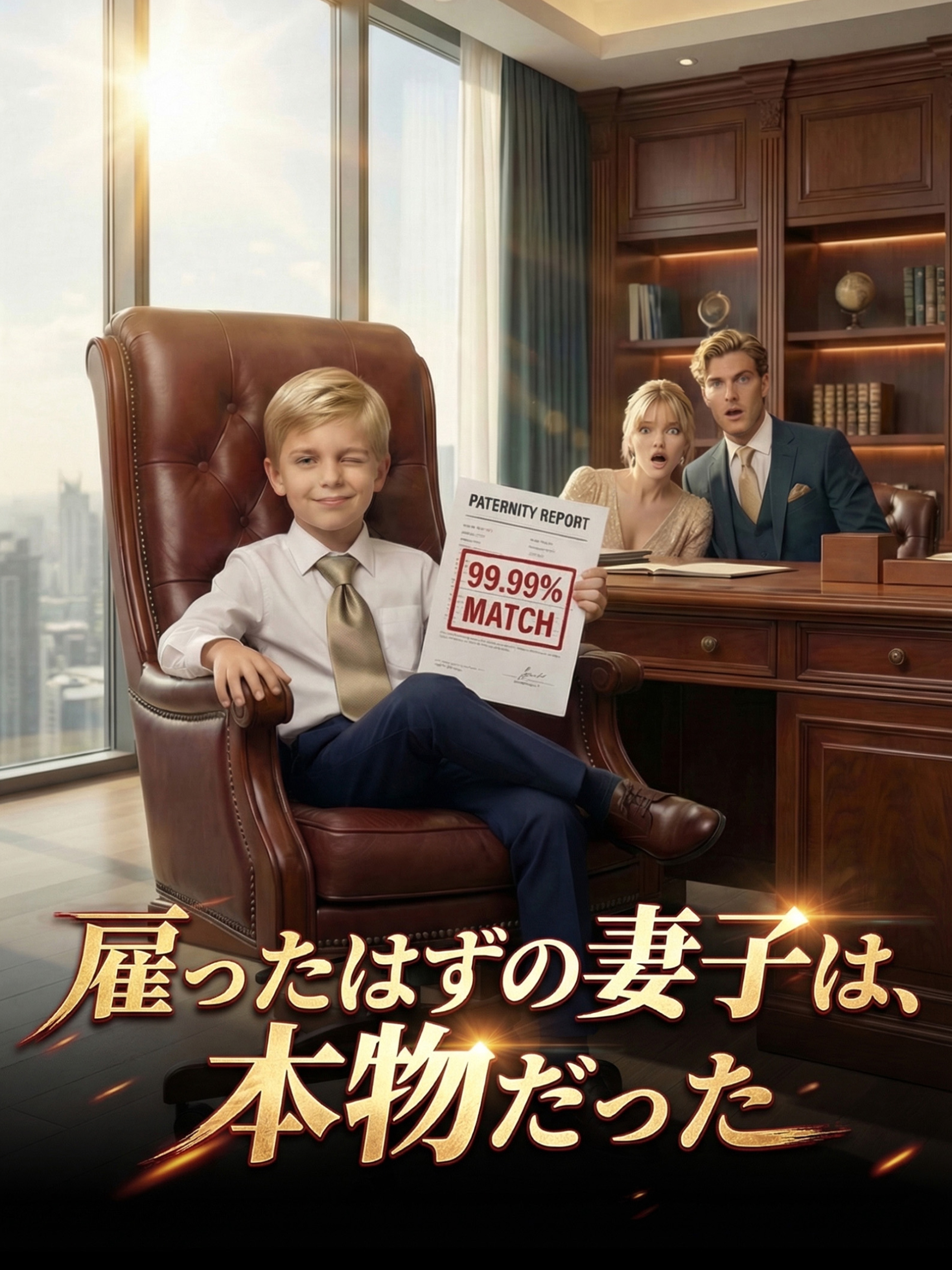 雇ったはずの妻子は、本物だった (吹替)