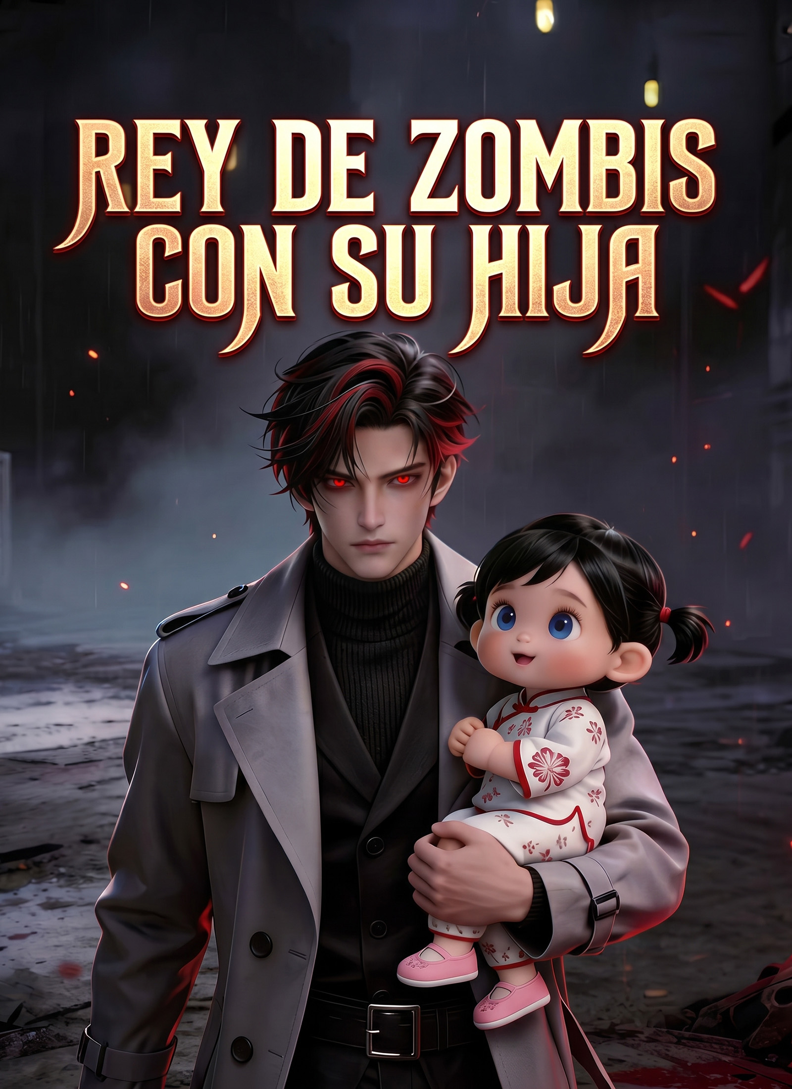 Portada de Rey de Zombis con Su Hija
