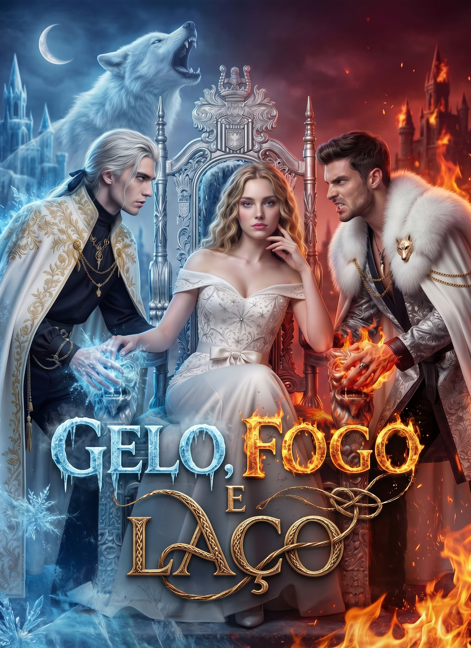 Capa de Gelo, Fogo e Laço