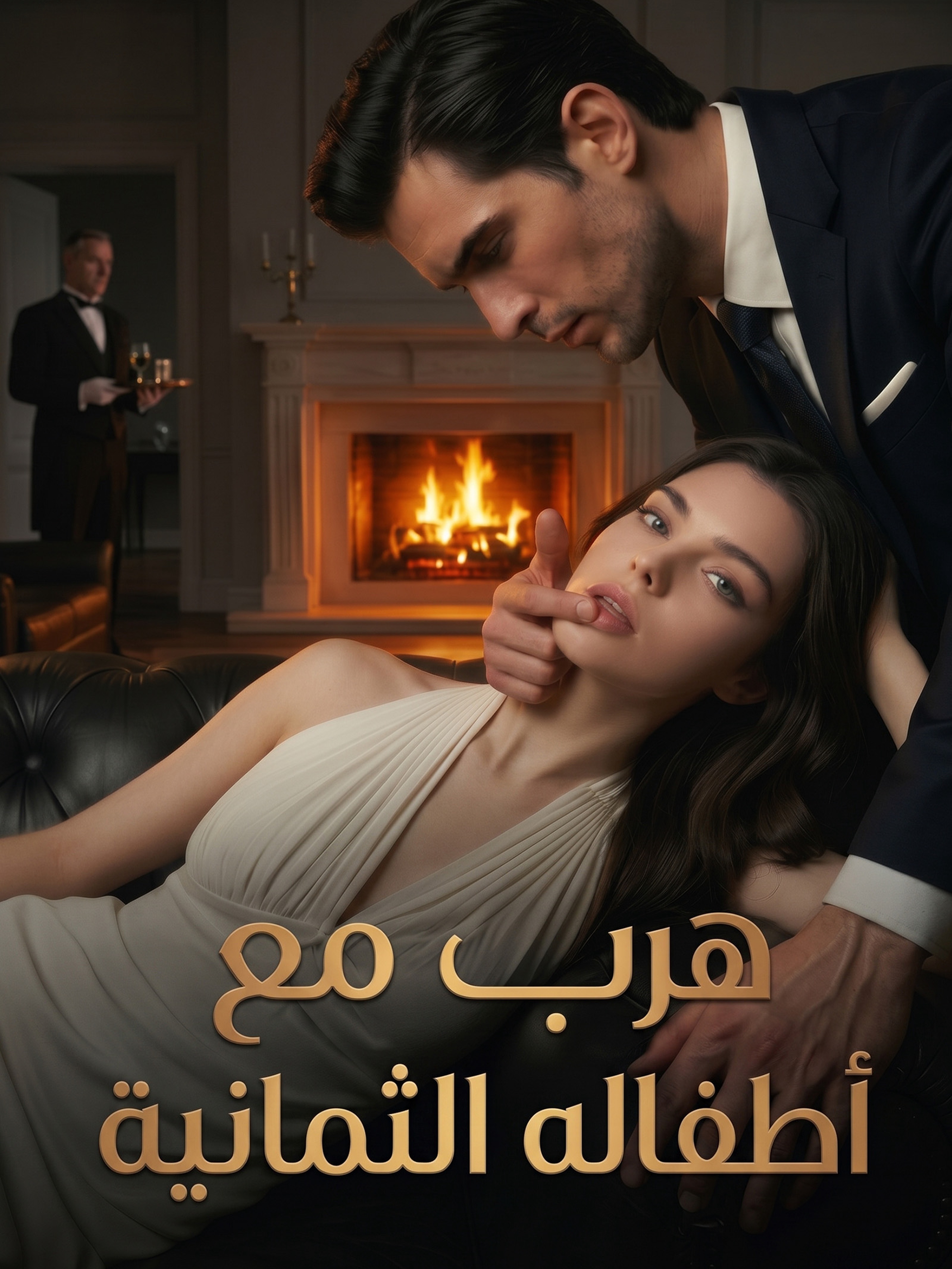 هرب مع أطفاله الثمانية