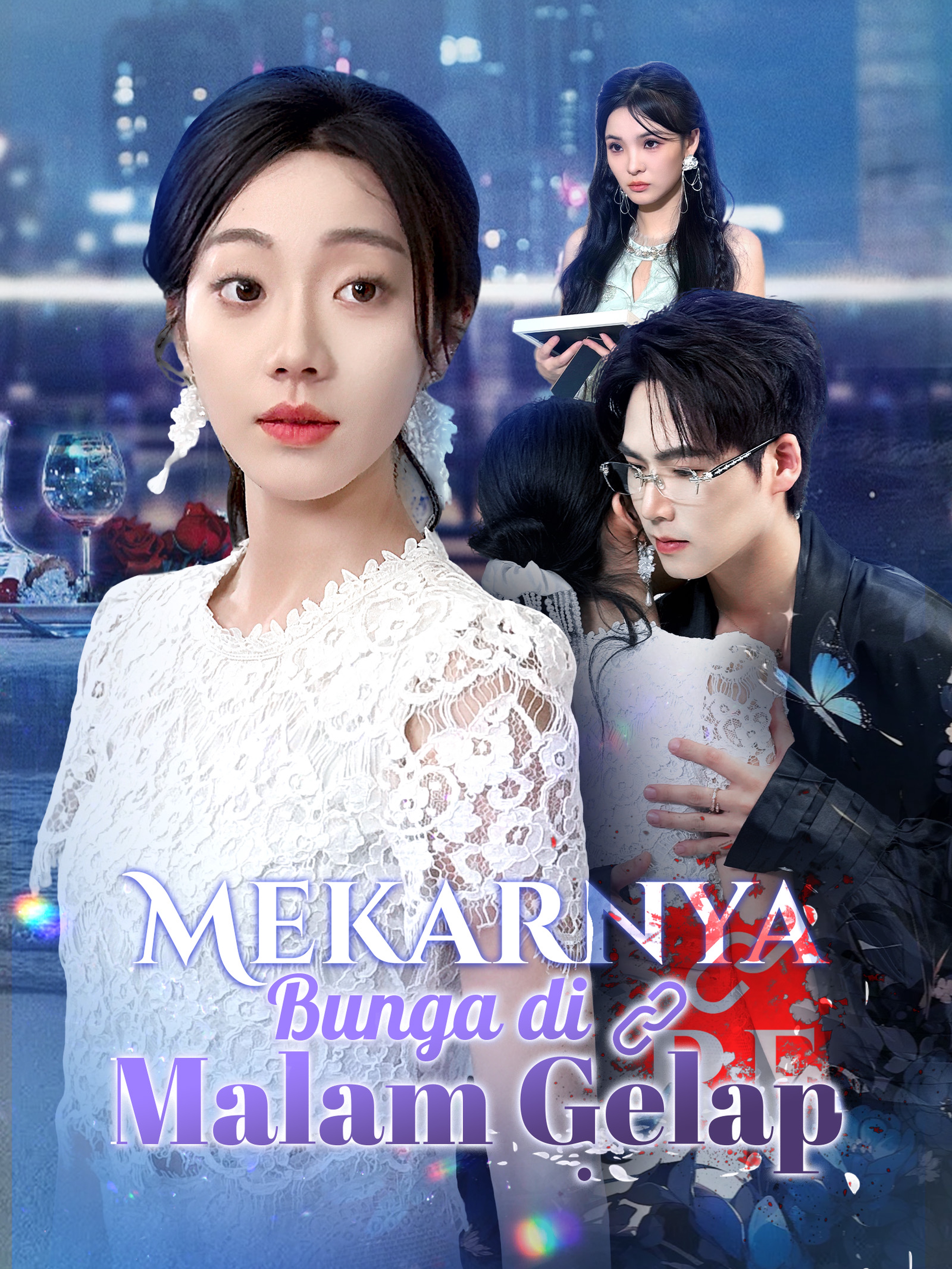 Mekarnya Bunga di Malam Gelap