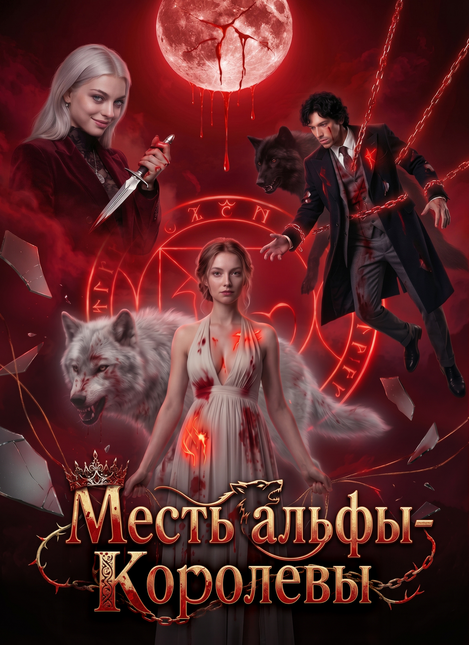 Обложка «Месть альфы-королевы»