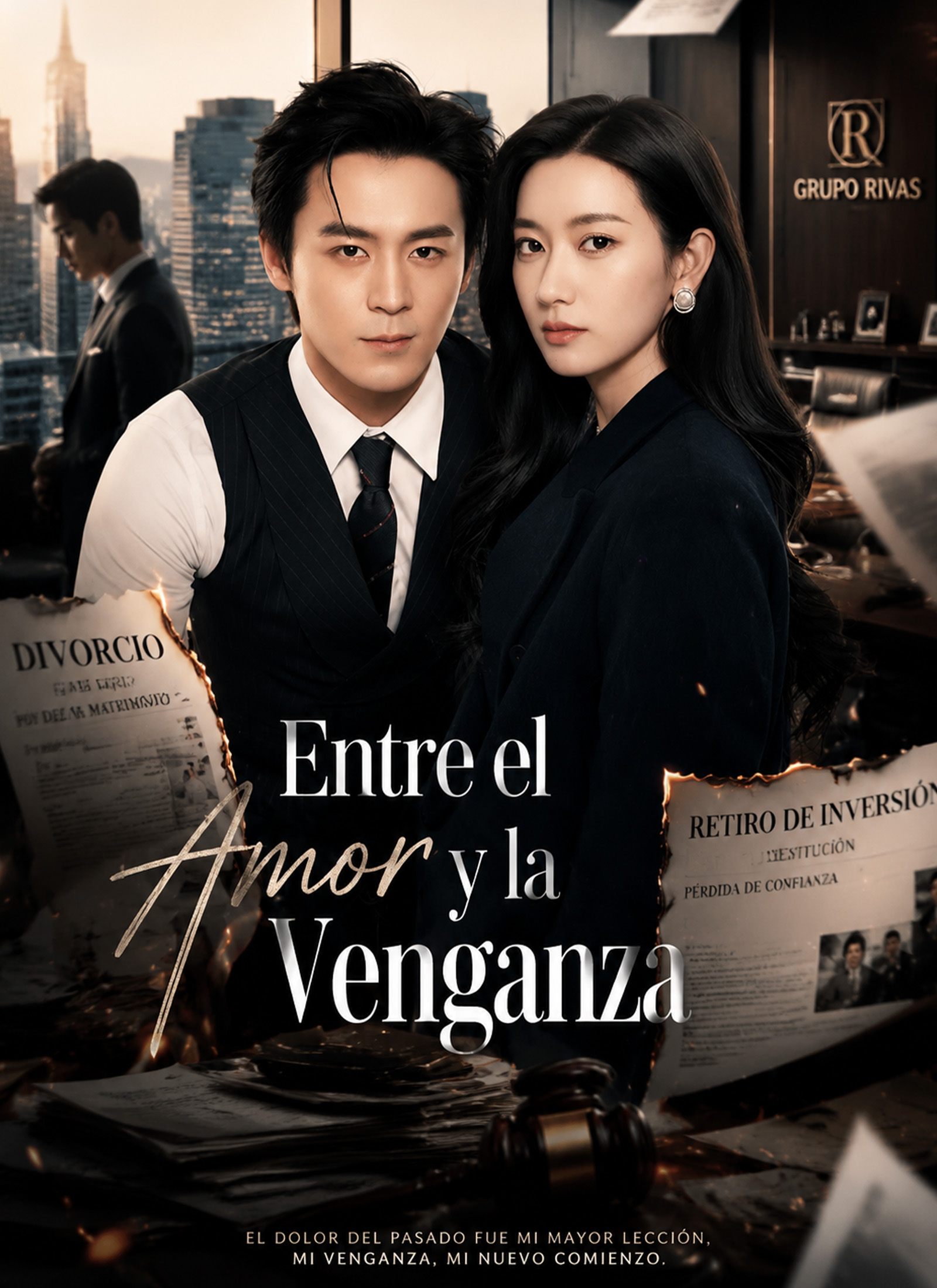 Portada de [Doblado]Entre el Amor y la Venganza