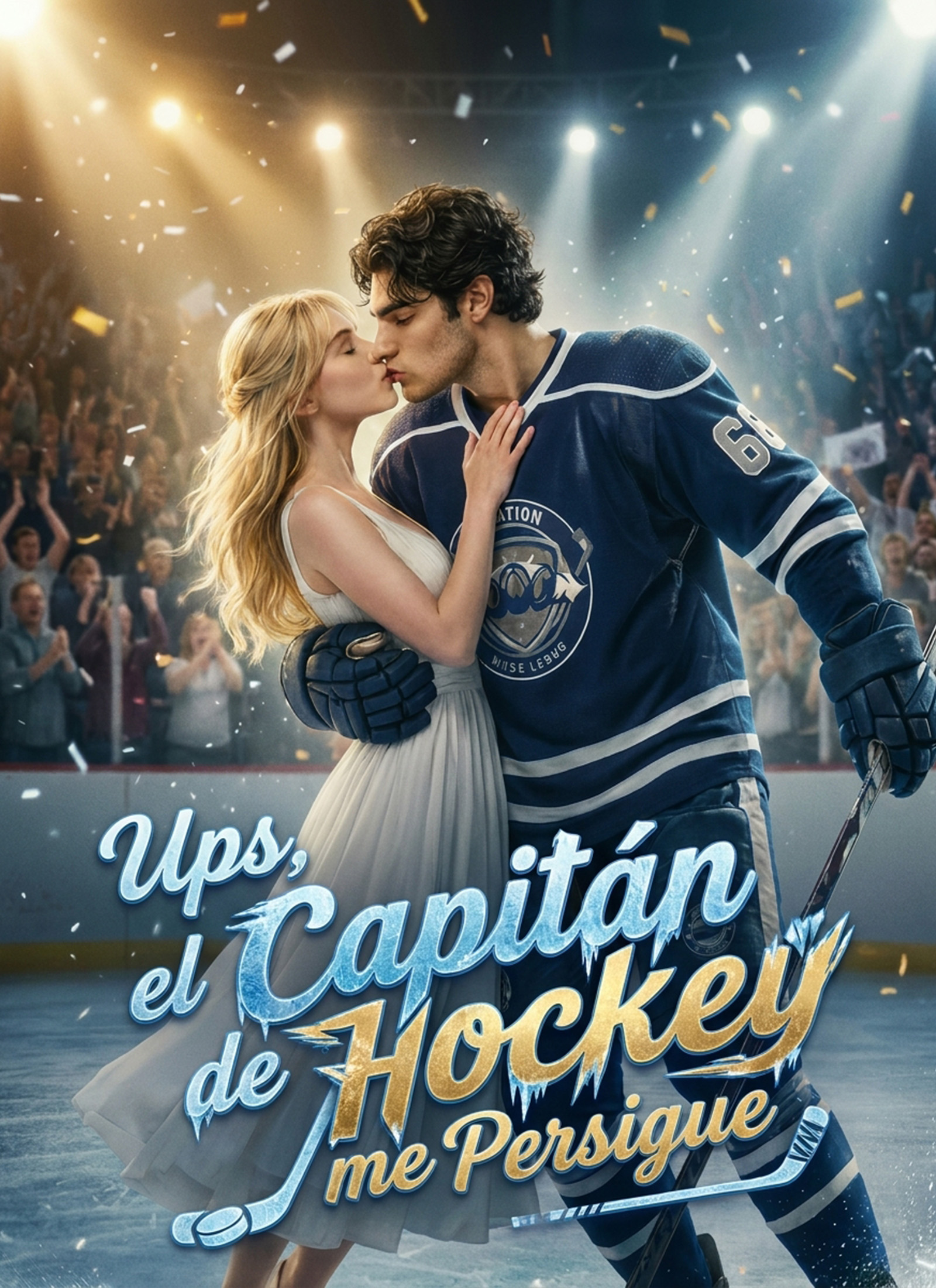 Portada de Ups, el capitán de hockey me persigue