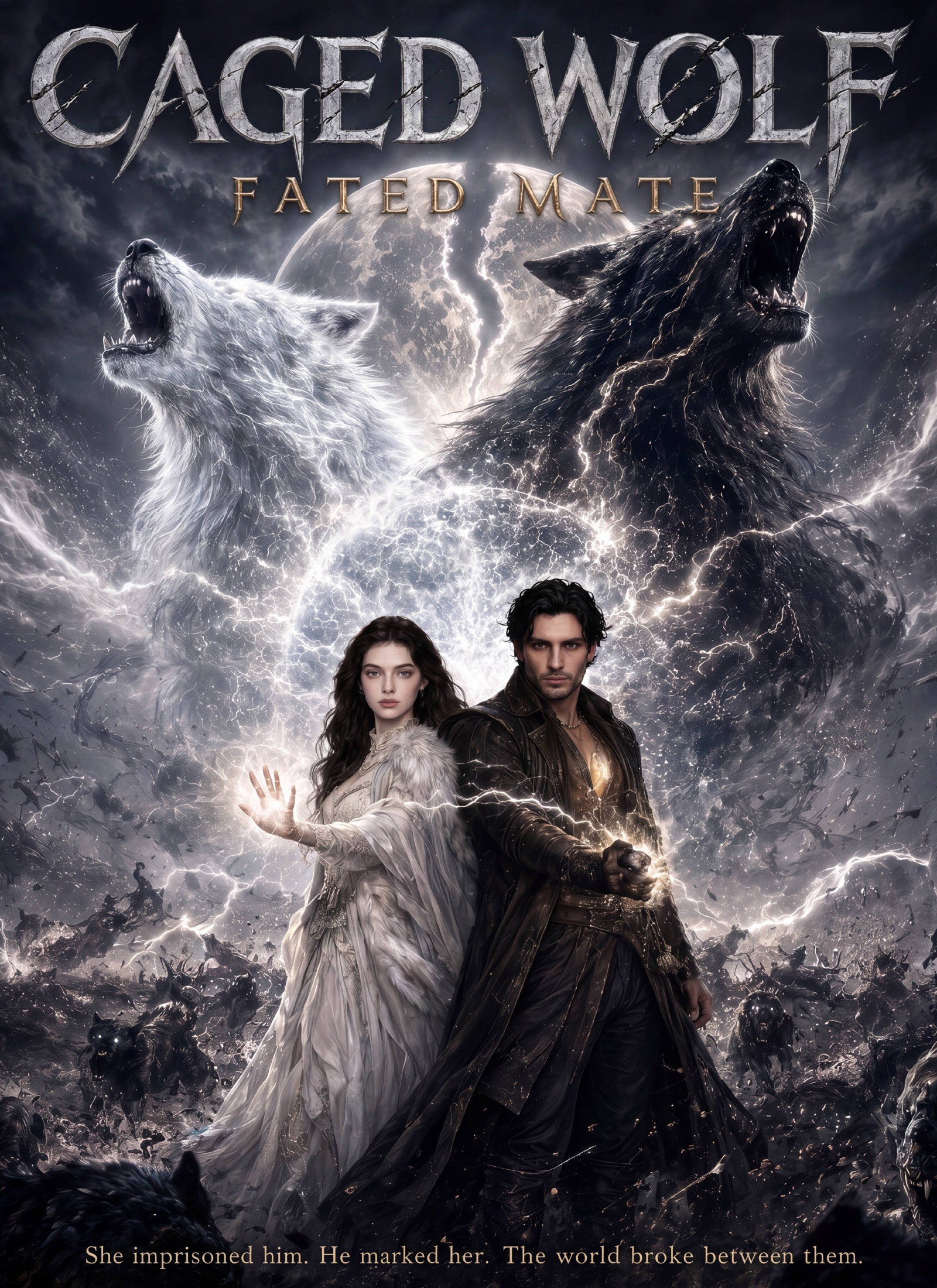 Caged Wolf, Fated Mate poster