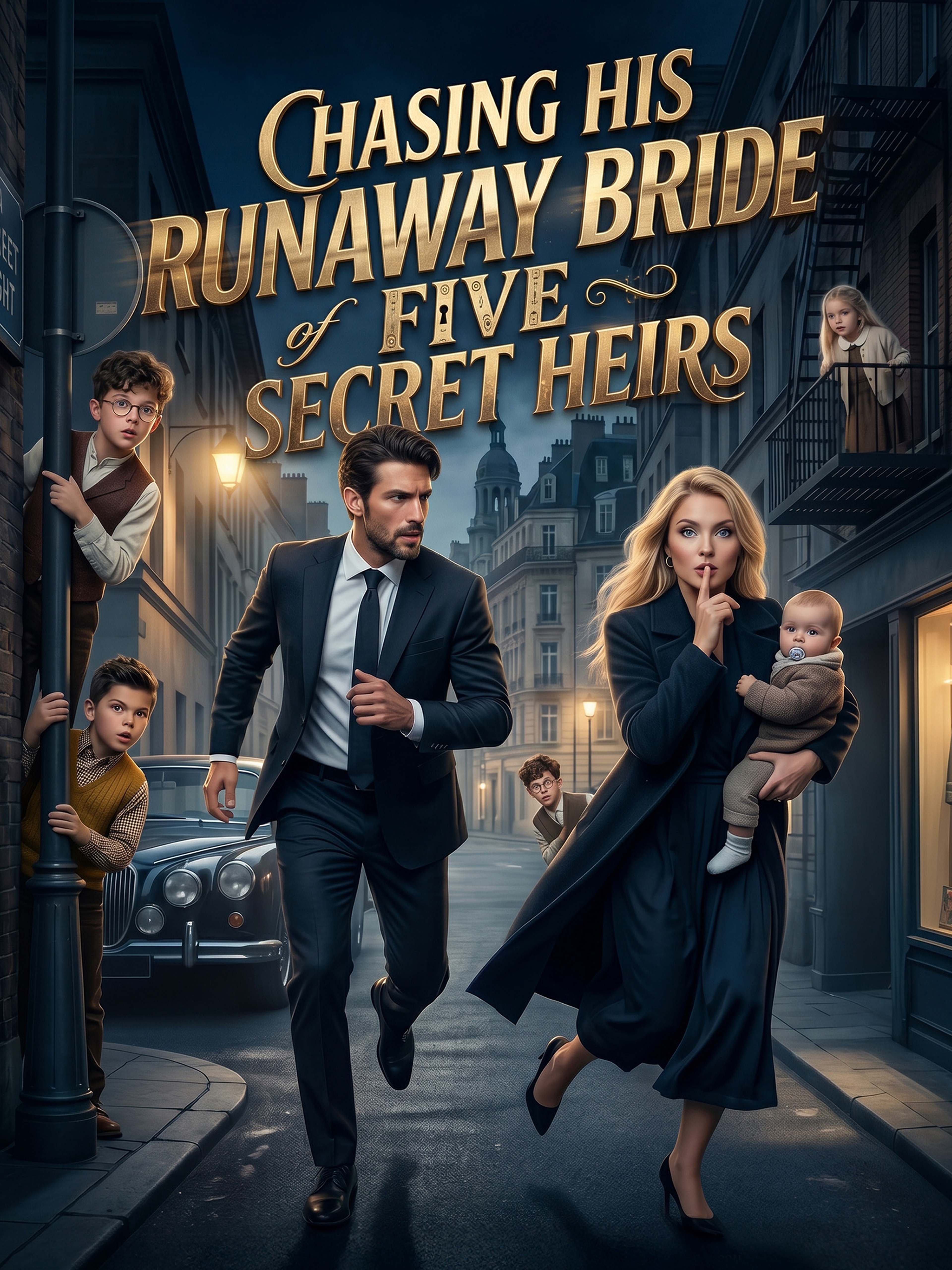 Chasing His Runaway Bride of Five Secret Heirs
