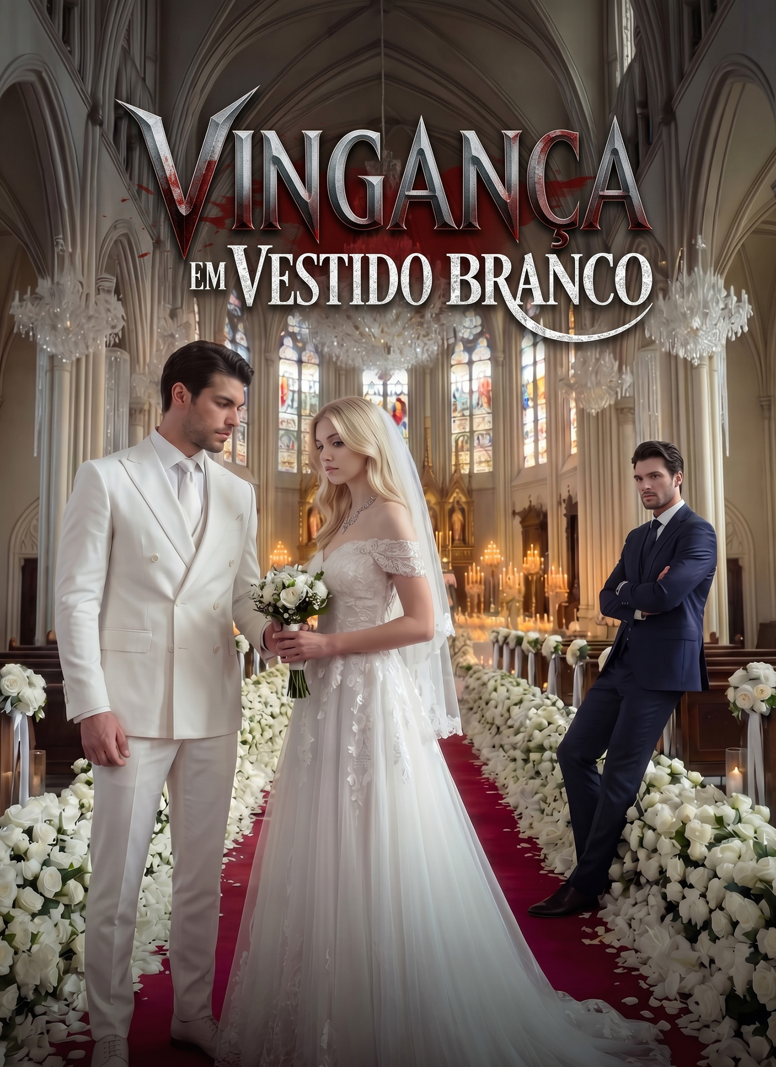 Capa de Vingança em Vestido Branco