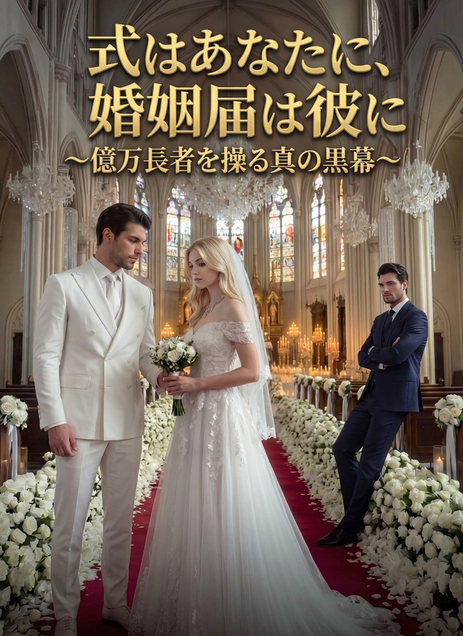 「式はあなたに、婚姻届は彼に〜億万長者を操る真の黒幕〜」のカバー画像