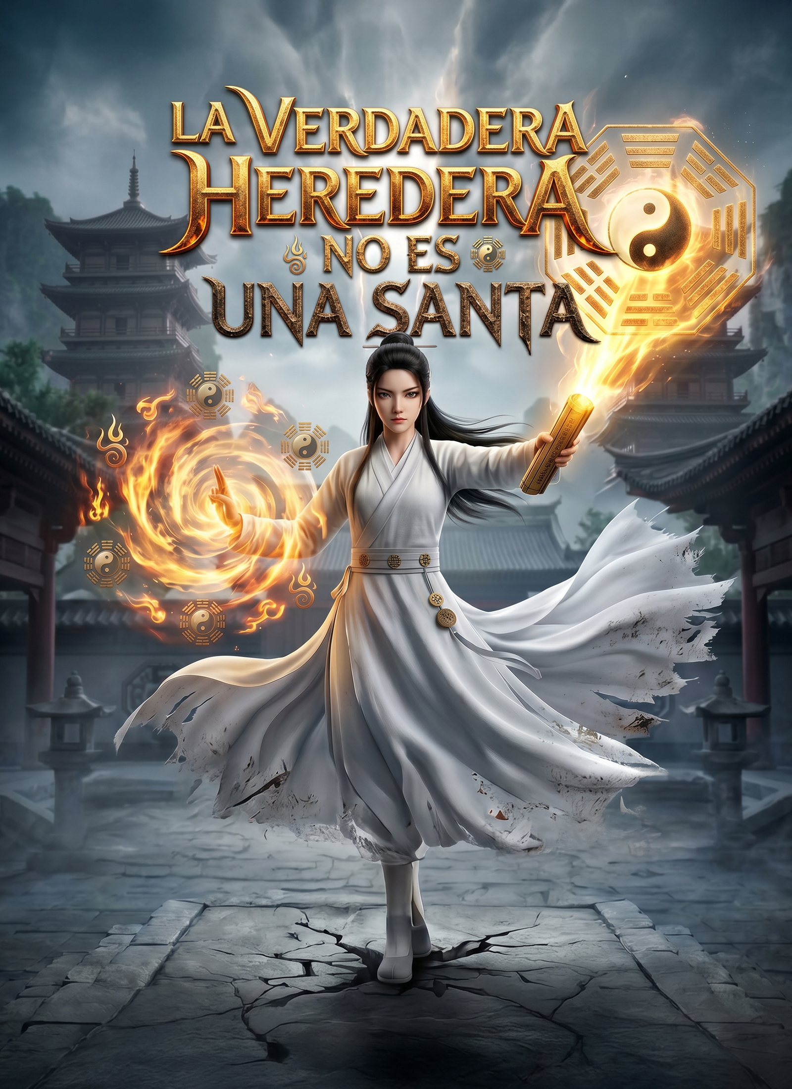 Portada de [Doblado]La Verdadera Heredera No Es una Santa