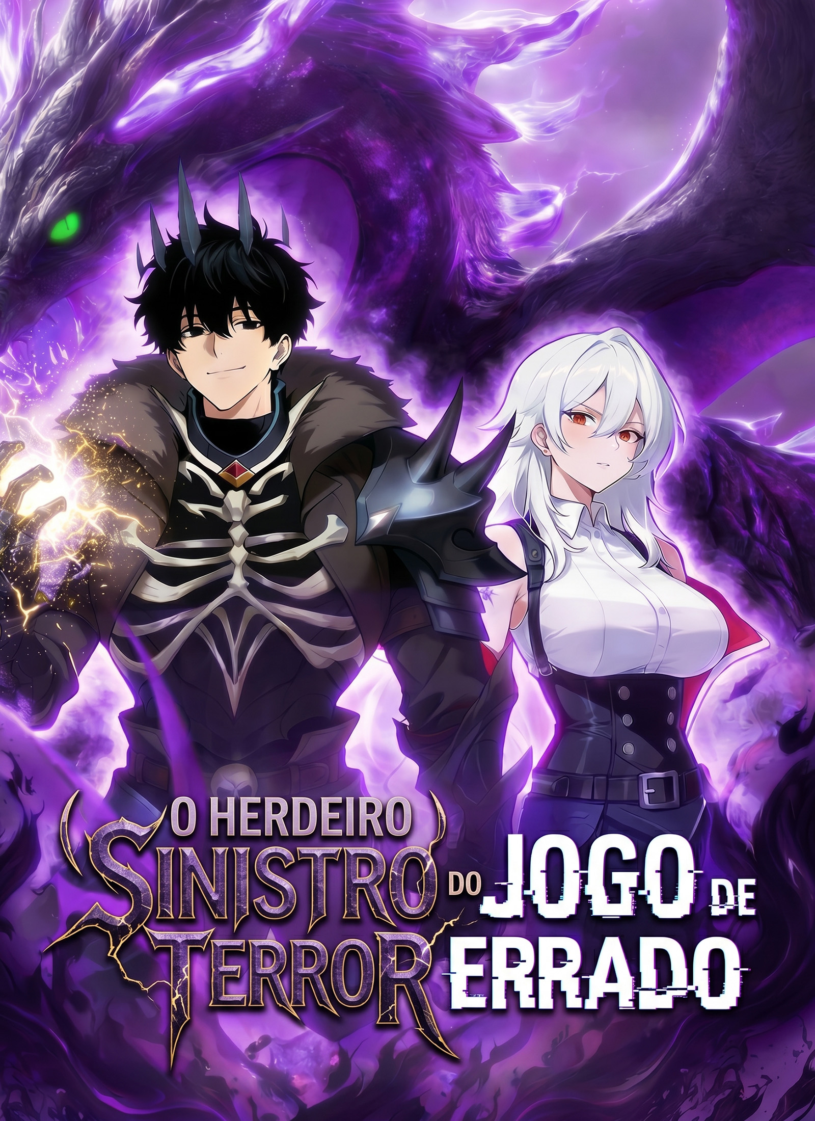 Capa de O Herdeiro Sinistro do Jogo de Terror Errado