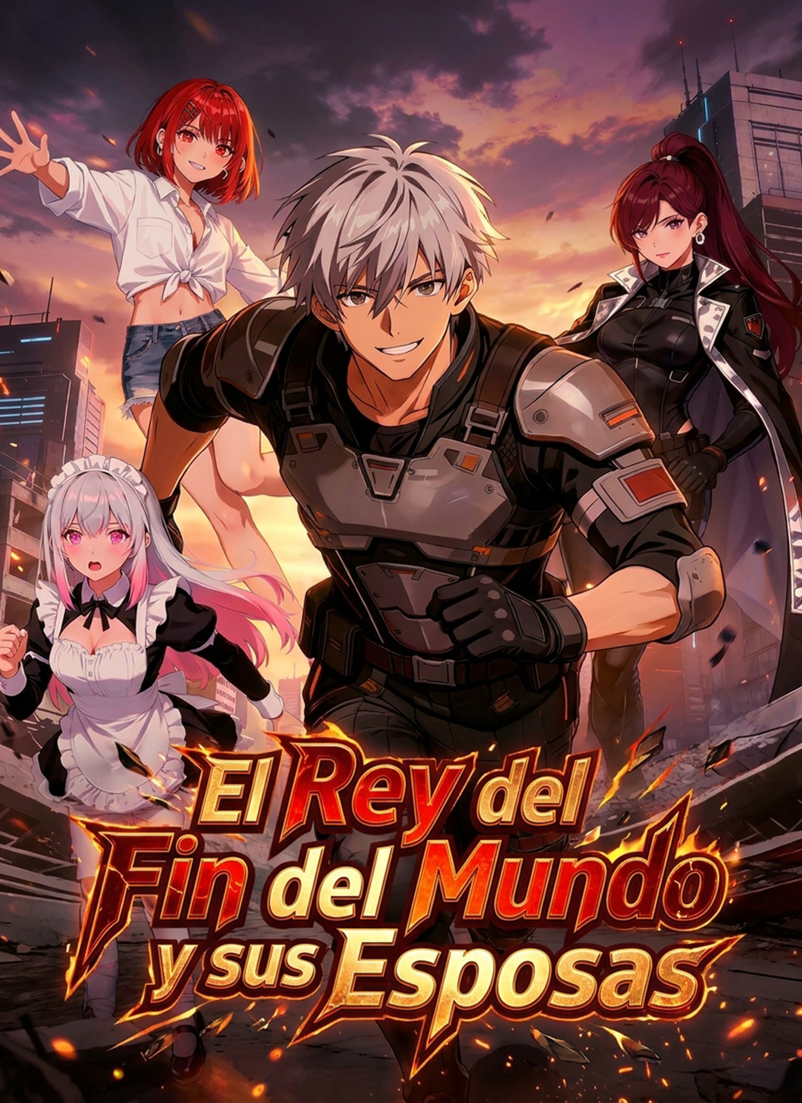 Portada de [Doblado] El Rey del Fin del Mundo y sus Esposas