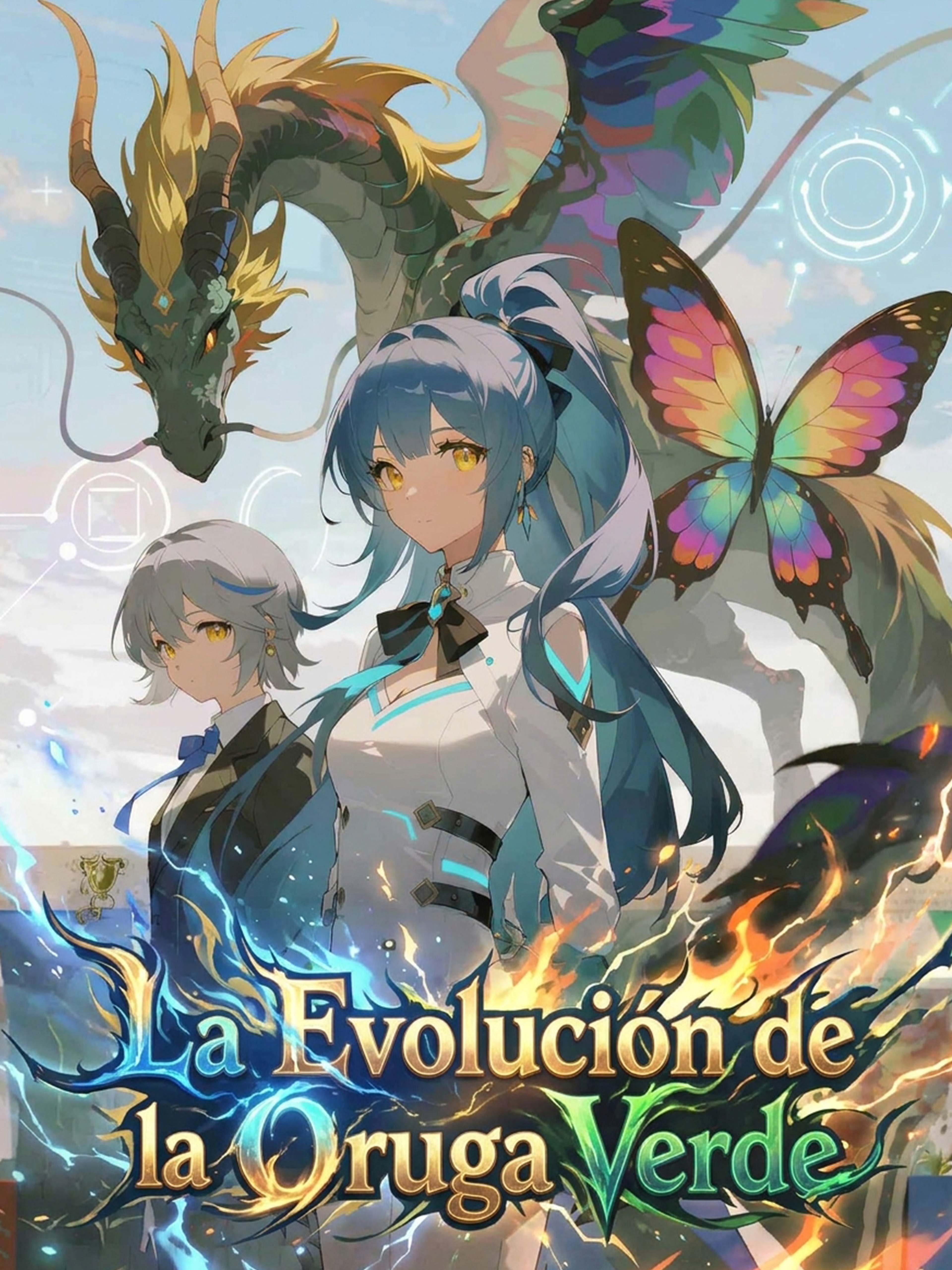 La evolución de la oruga verde