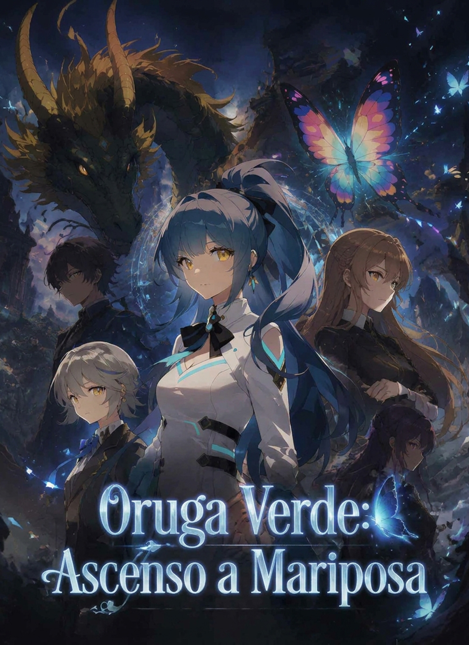 Portada de [Doblado]Oruga Verde: Ascenso a Mariposa