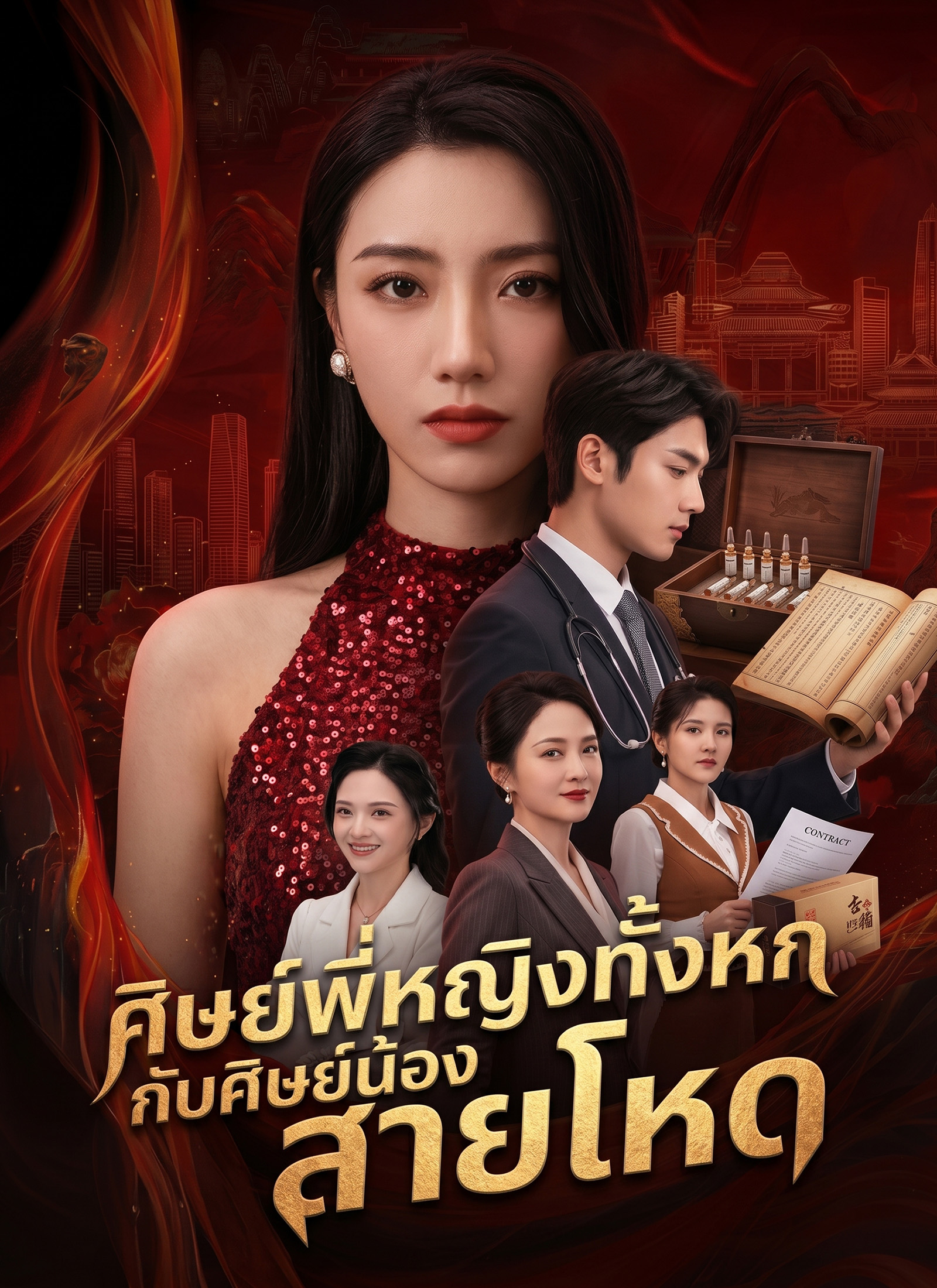 โปสเตอร์ ศิษย์พี่หญิงทั้งหกกับศิษย์น้องสายโหด