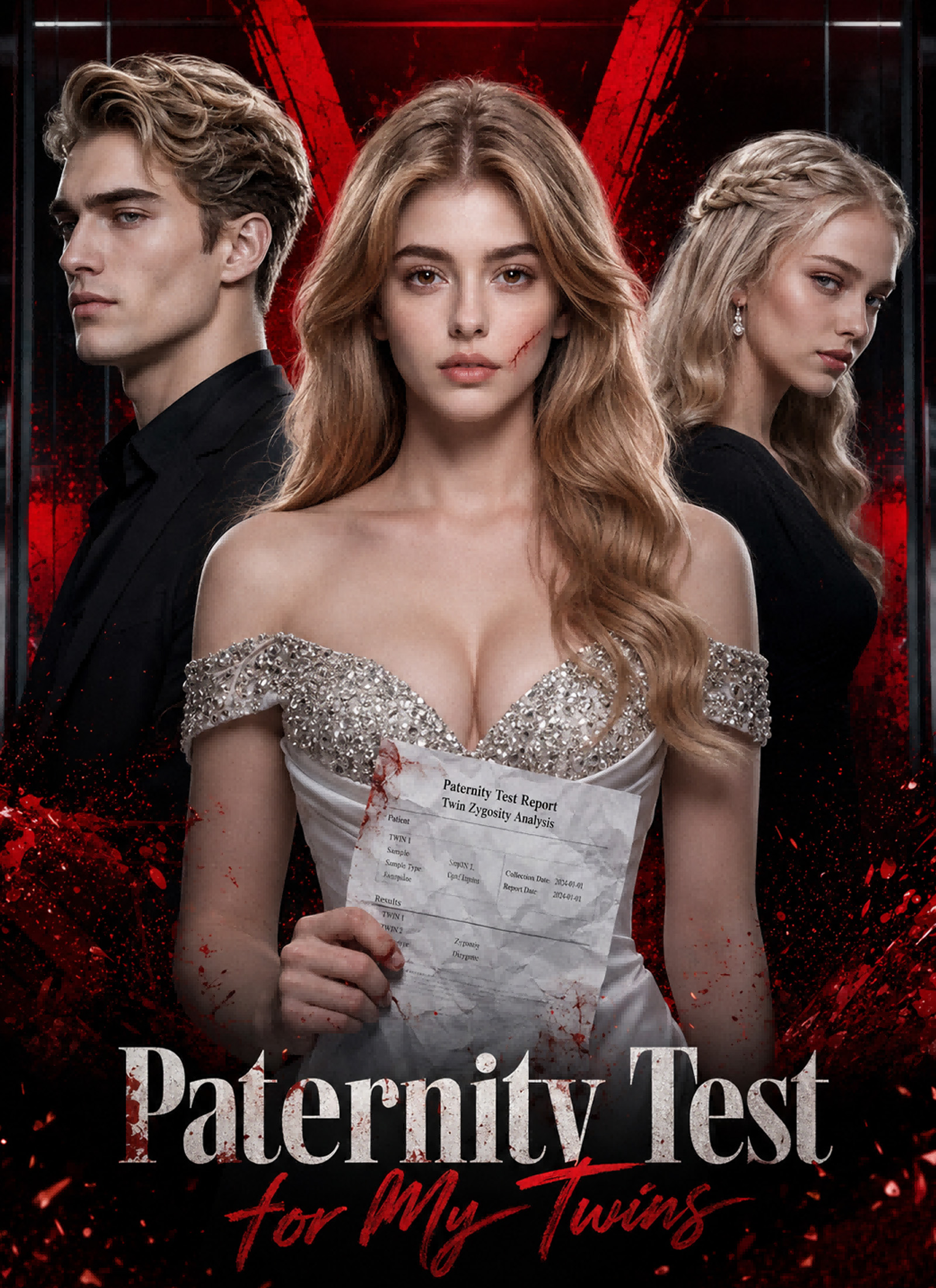 Poster Paternity Test for My Twins