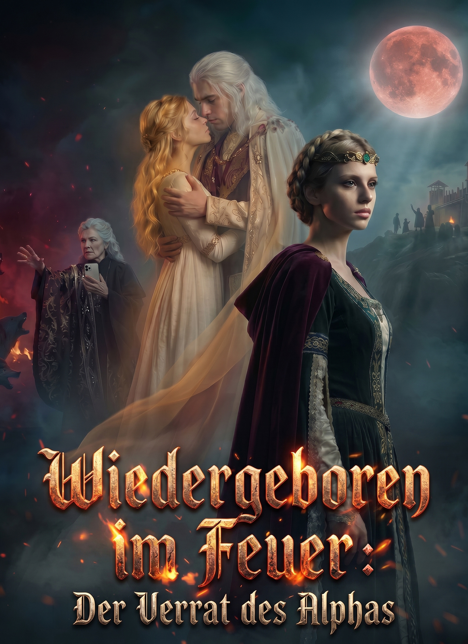 Cover von Wiedergeboren im Feuer: Der Verrat des Alphas