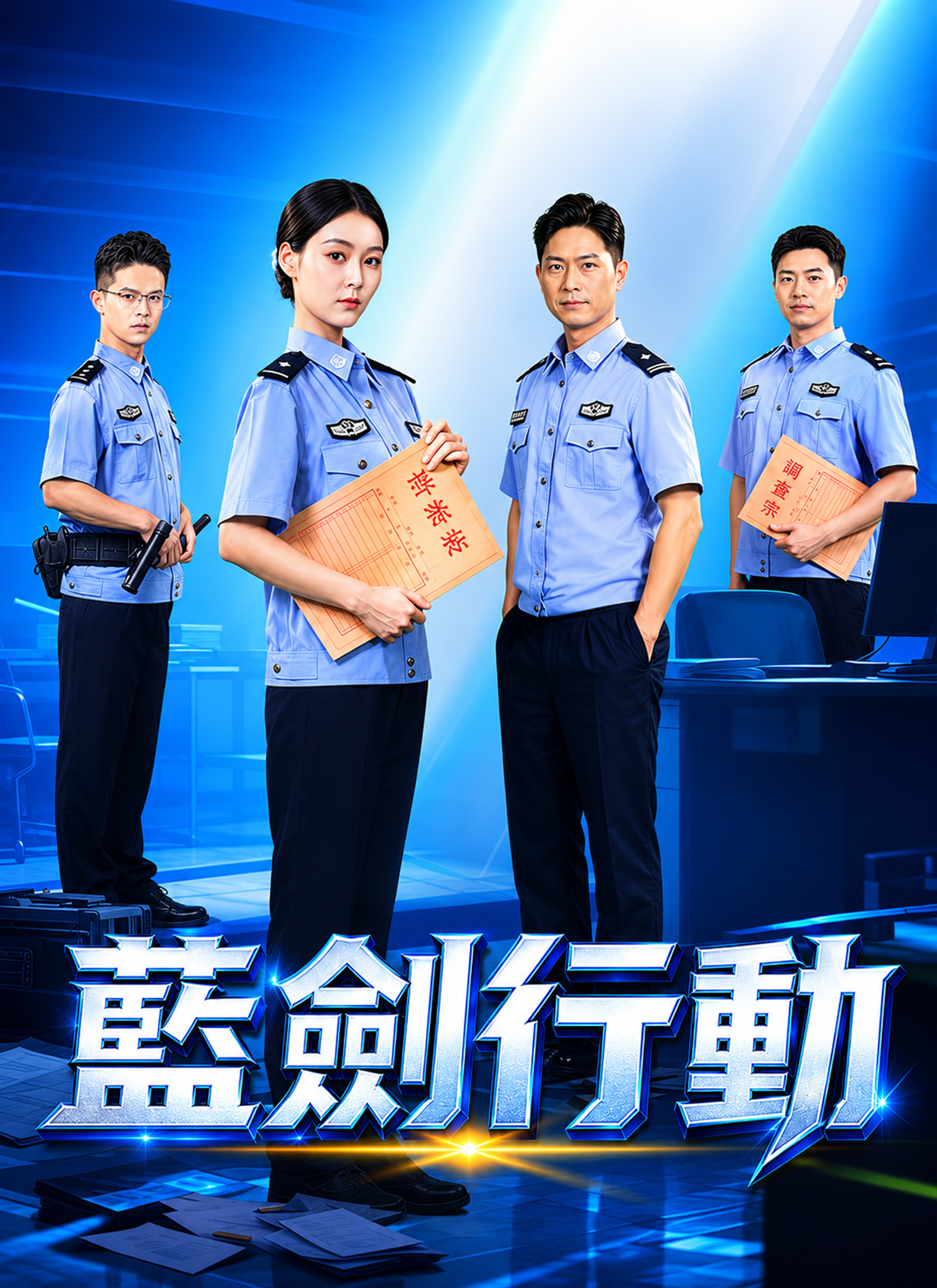《藍劍行動》封面