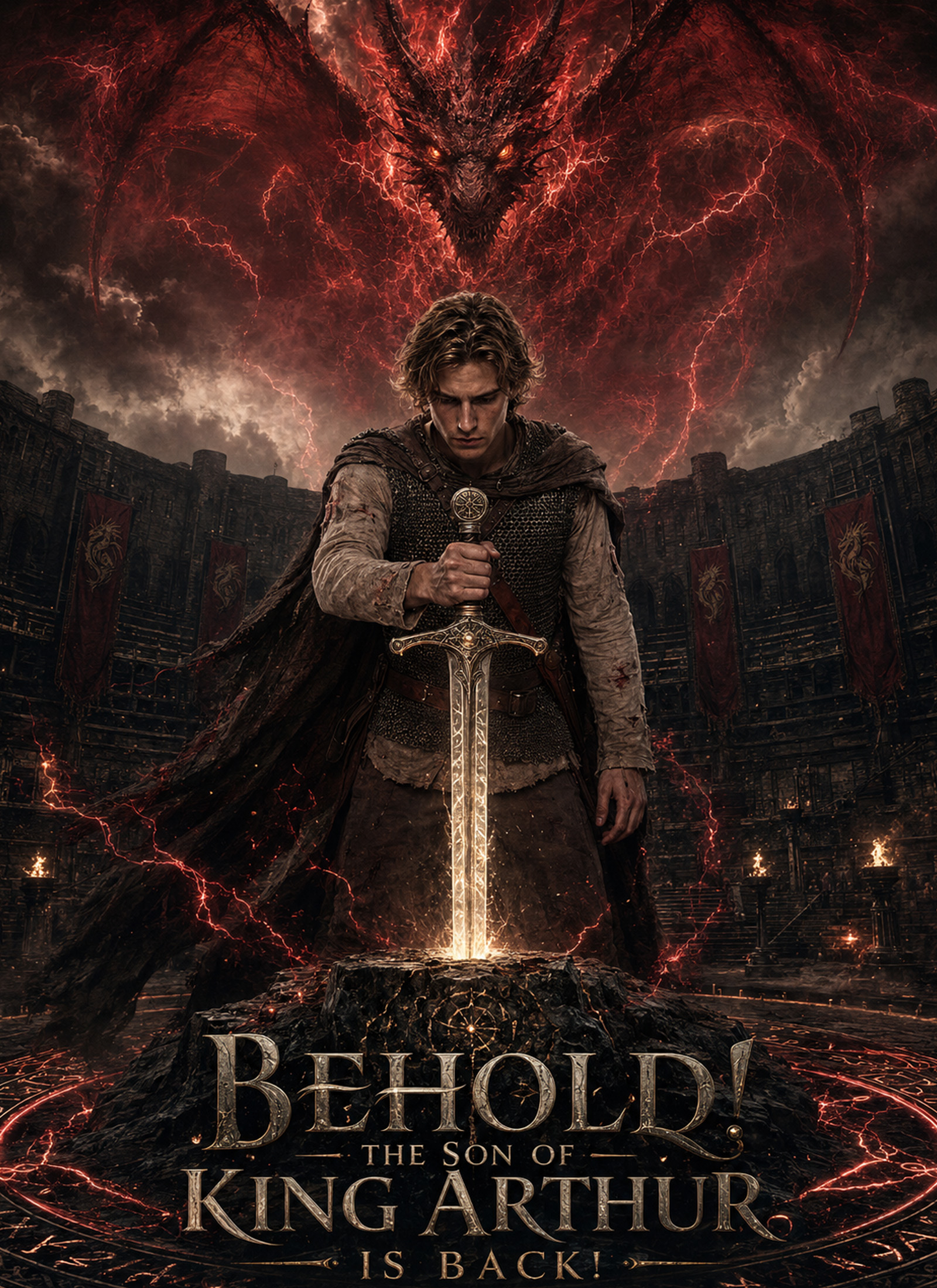 The Crimson Heir of King Arthur cover