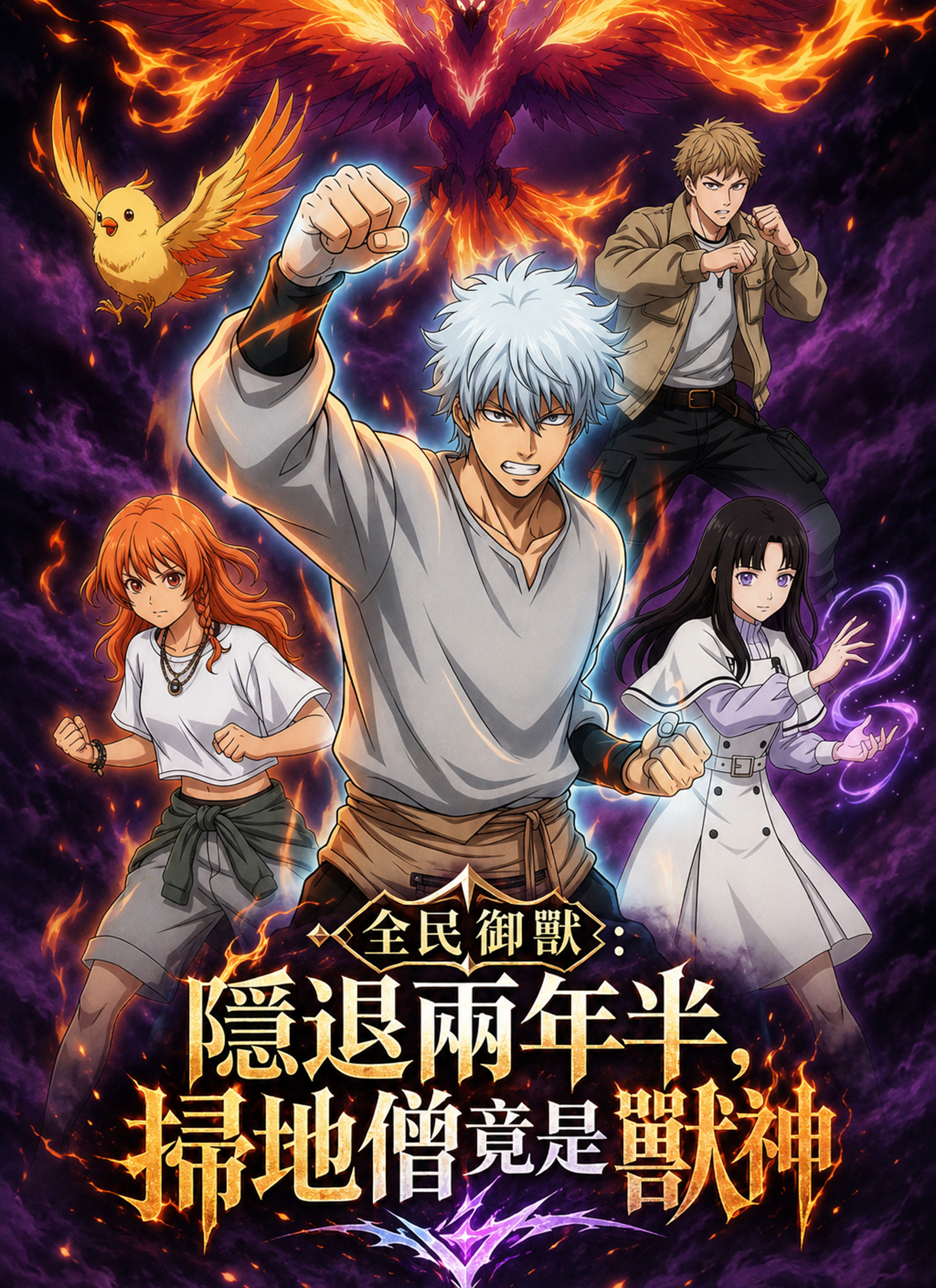 《全民御獸：隱退兩年半，掃地僧竟是獸神》封面