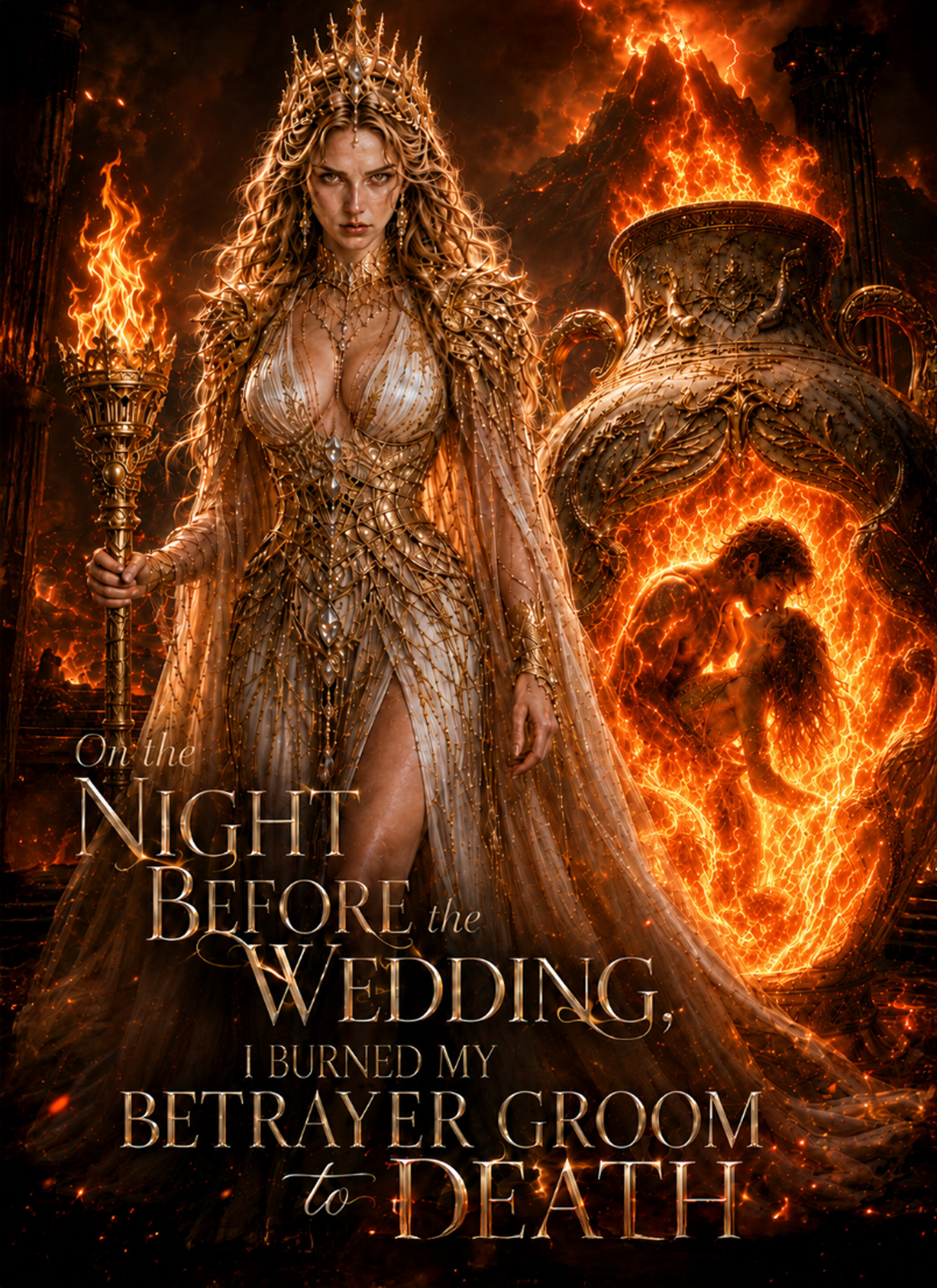 On the night before the wedding, I burned my betrayer groom to death. cover