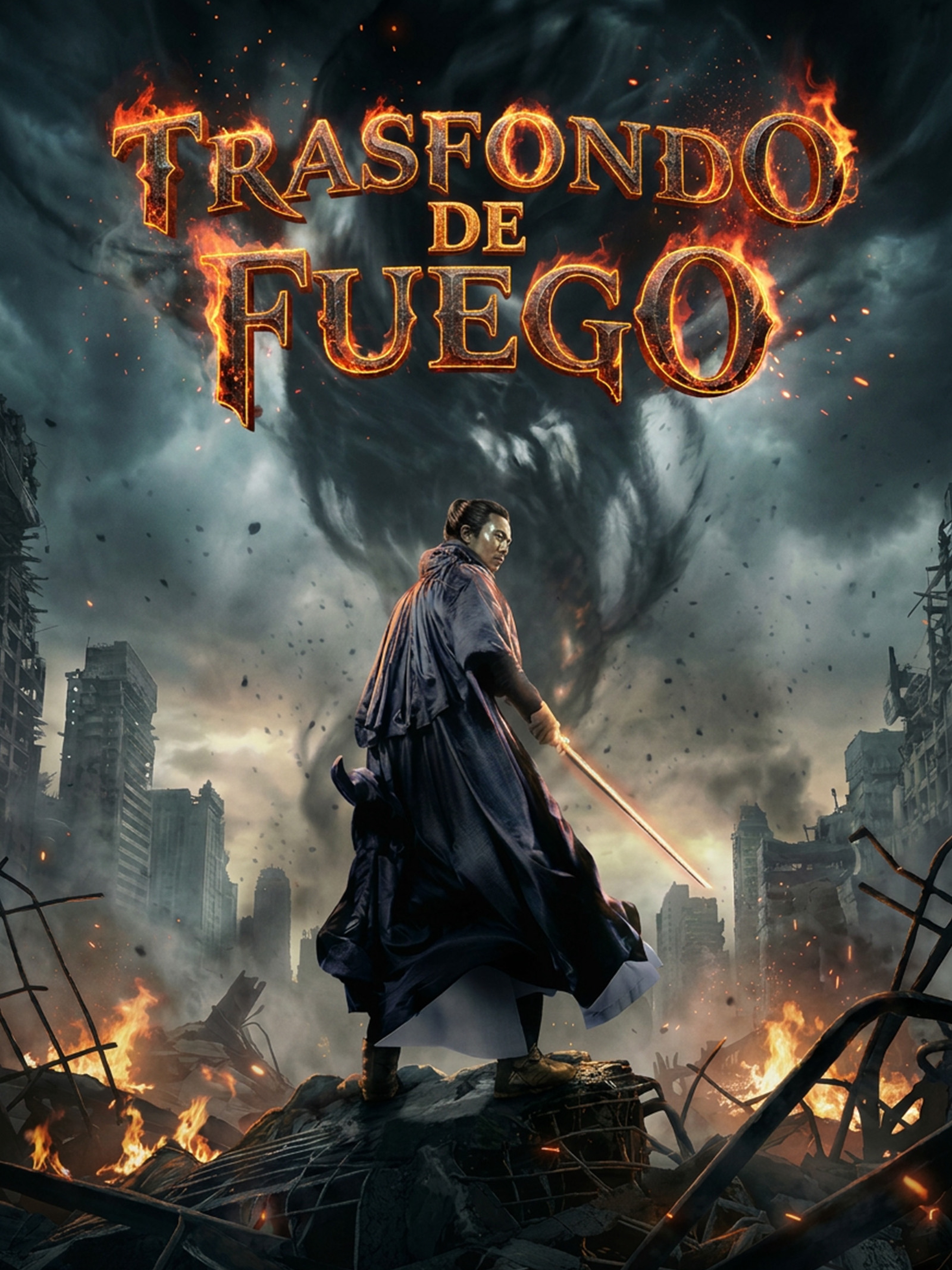 Trasfondo de Fuego (Doblado)