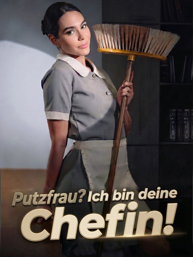 Putzfrau? Ich bin deine Chefin!