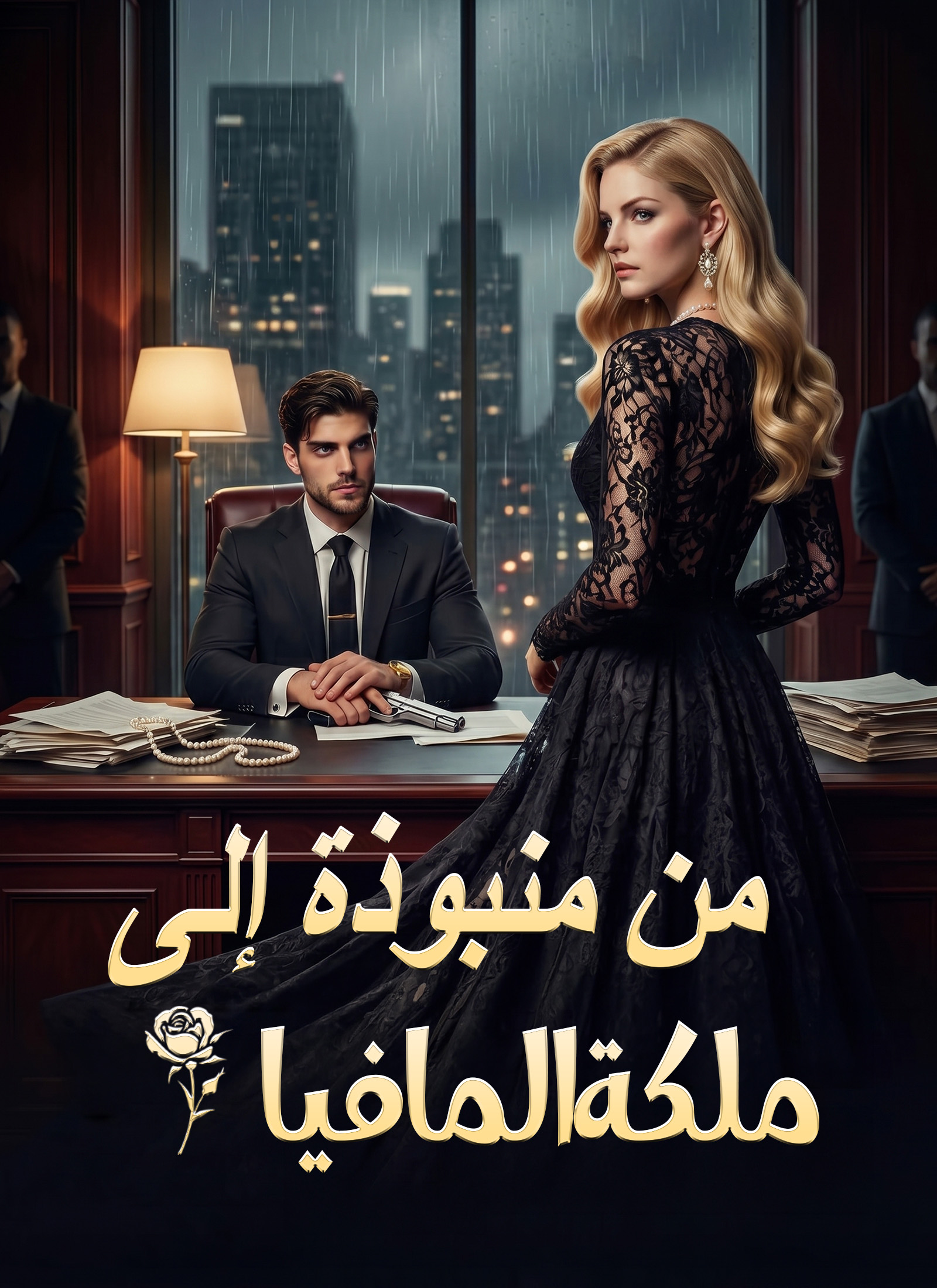 غلاف من منبوذة إلى ملكة المافيا