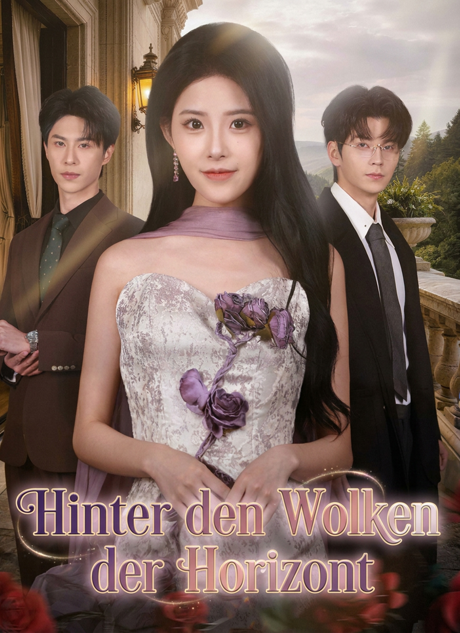 Hinter den Wolken der Horizont poster