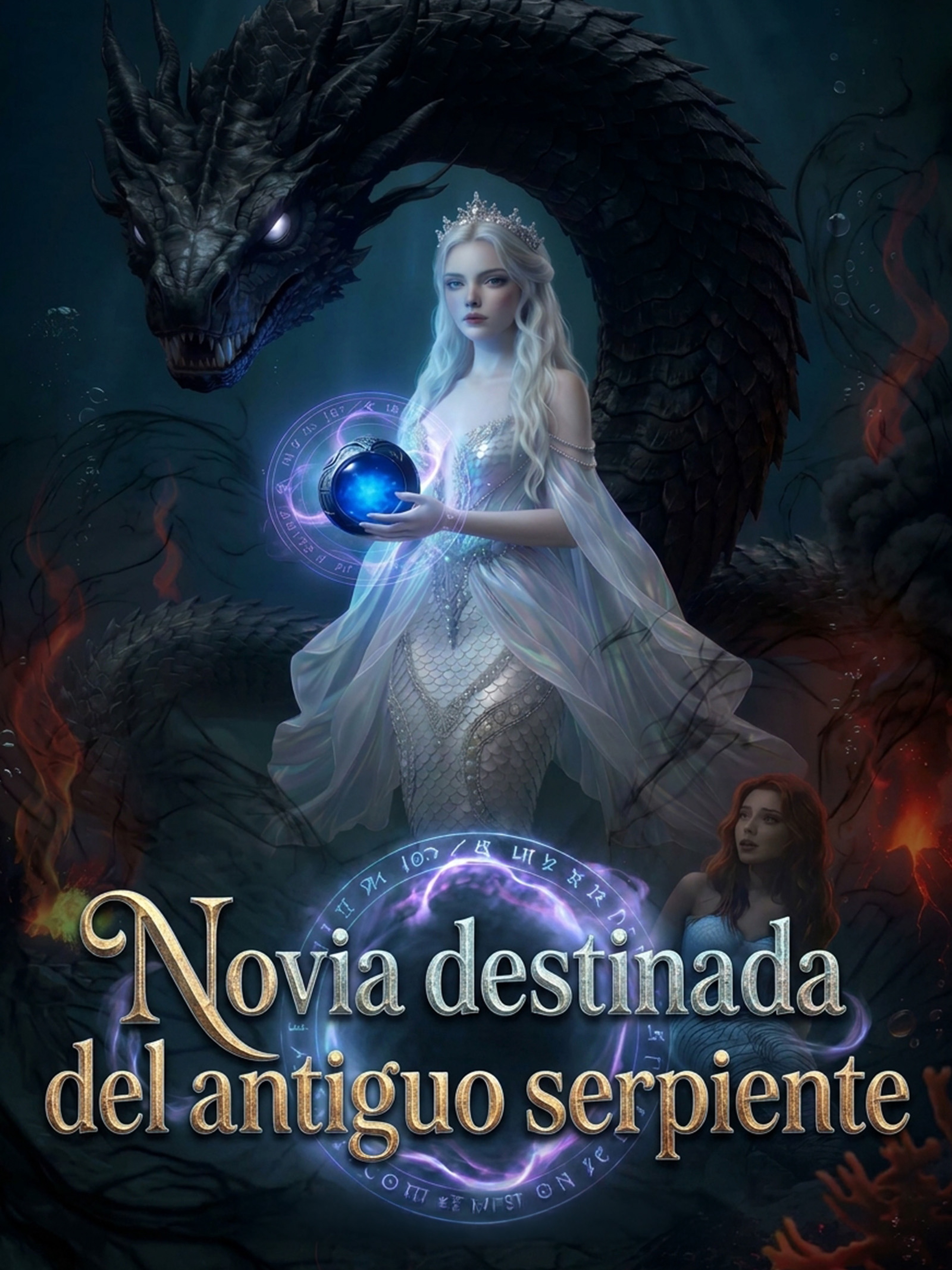 Novia destinada del antiguo serpiente
