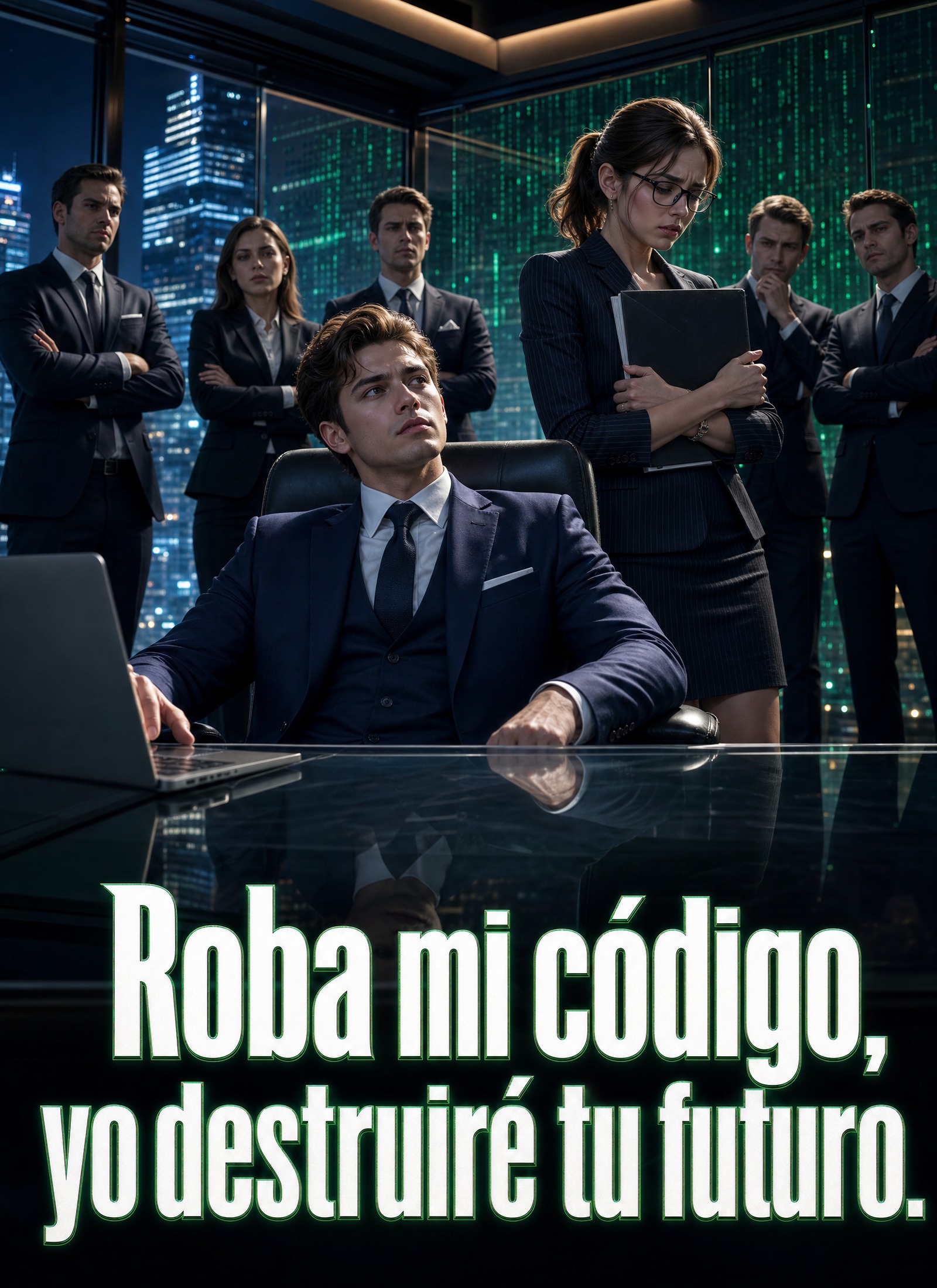 Roba mi código, yo destruiré tu futuro. poster