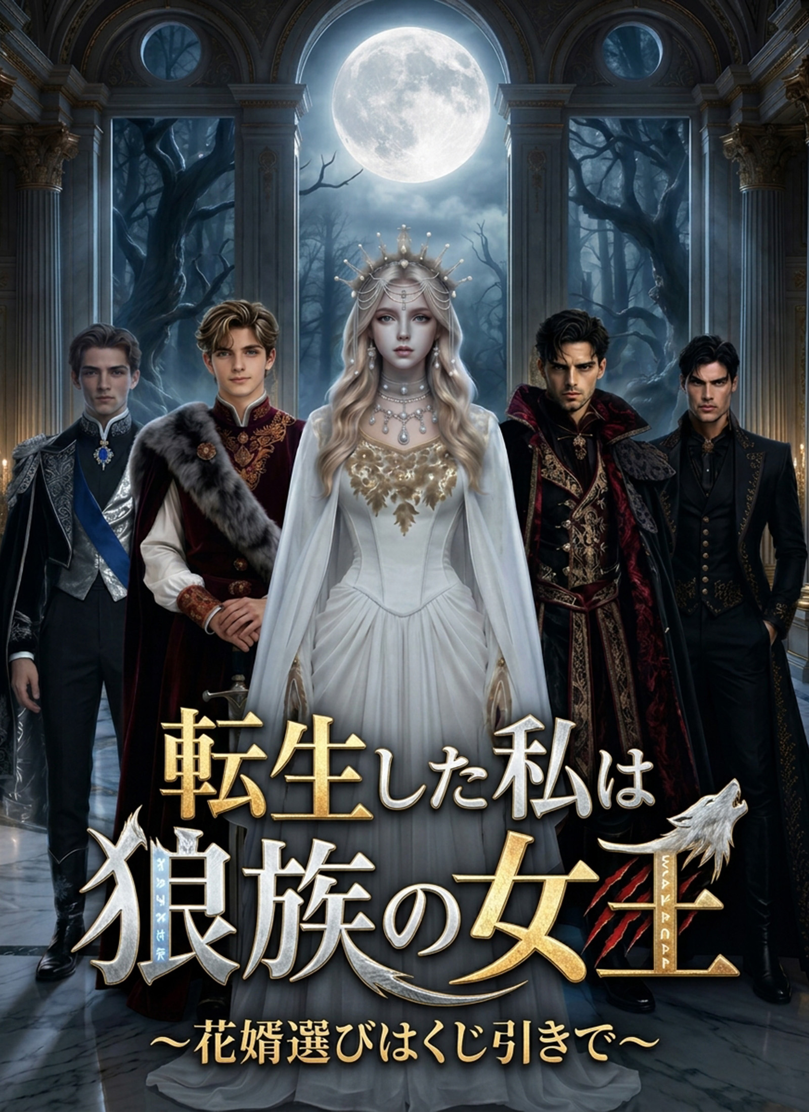 転生した私は狼族の女王 ～花婿選びはくじ引きで～ poster