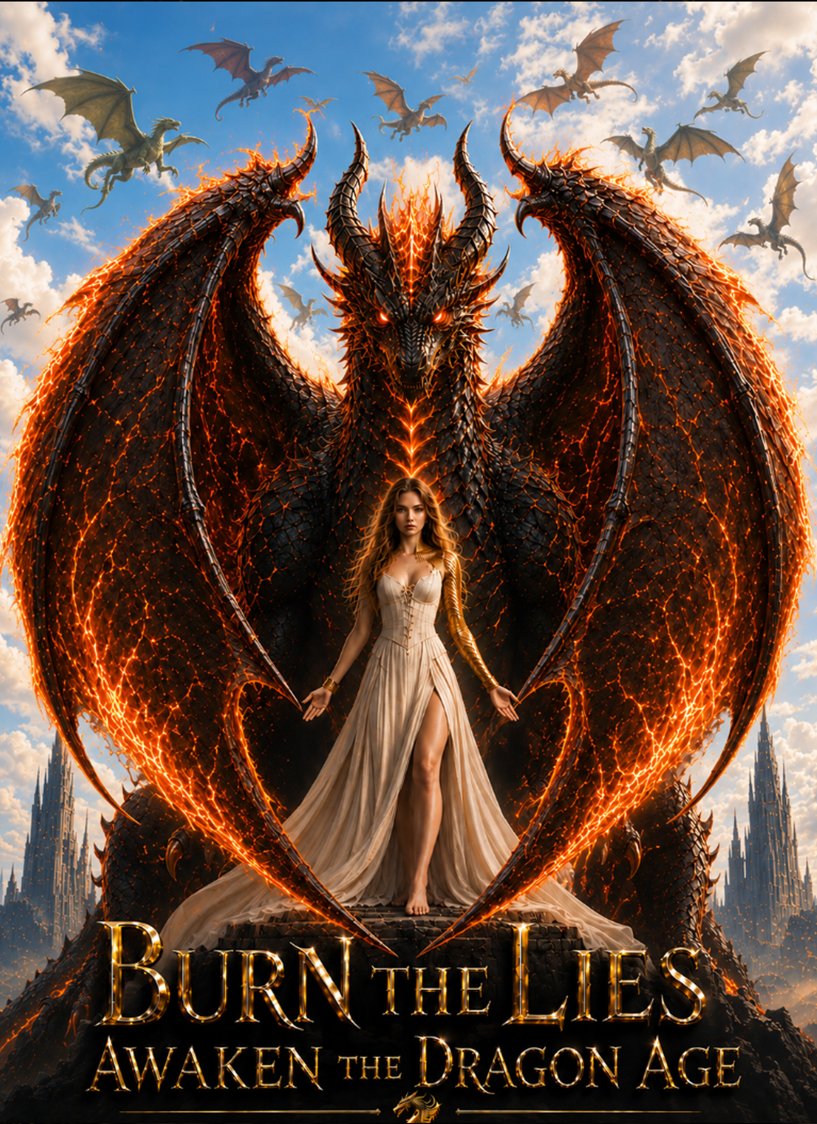 Burn the Lies, Awaken the Dragon Age poster