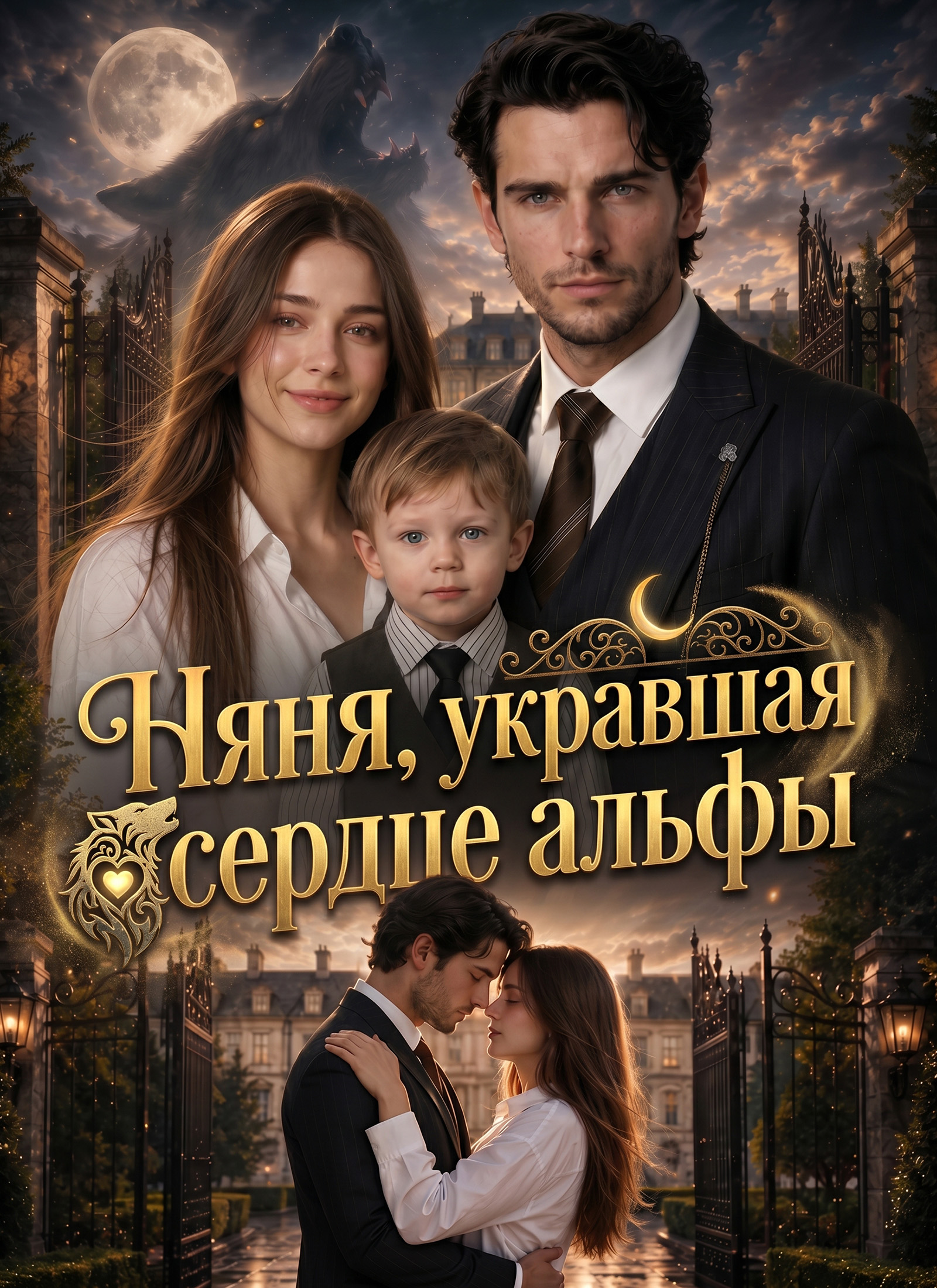 Обложка «Няня, укравшая сердце альфы»